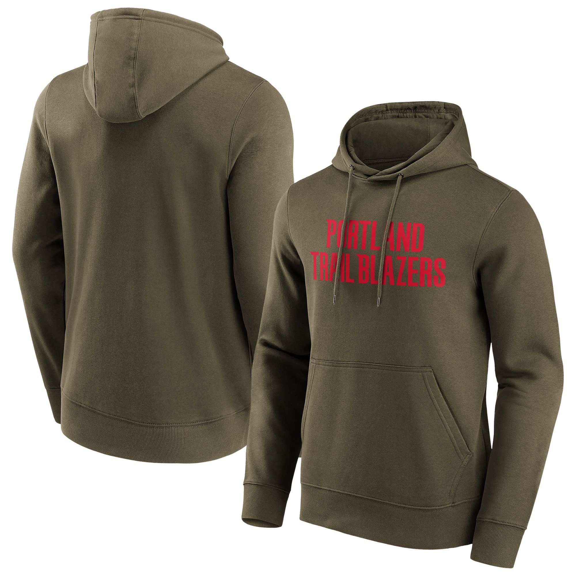 Portland Trail Blazers Fanatics Branded Fashion Color Wordmark Hoodie - Herren Image