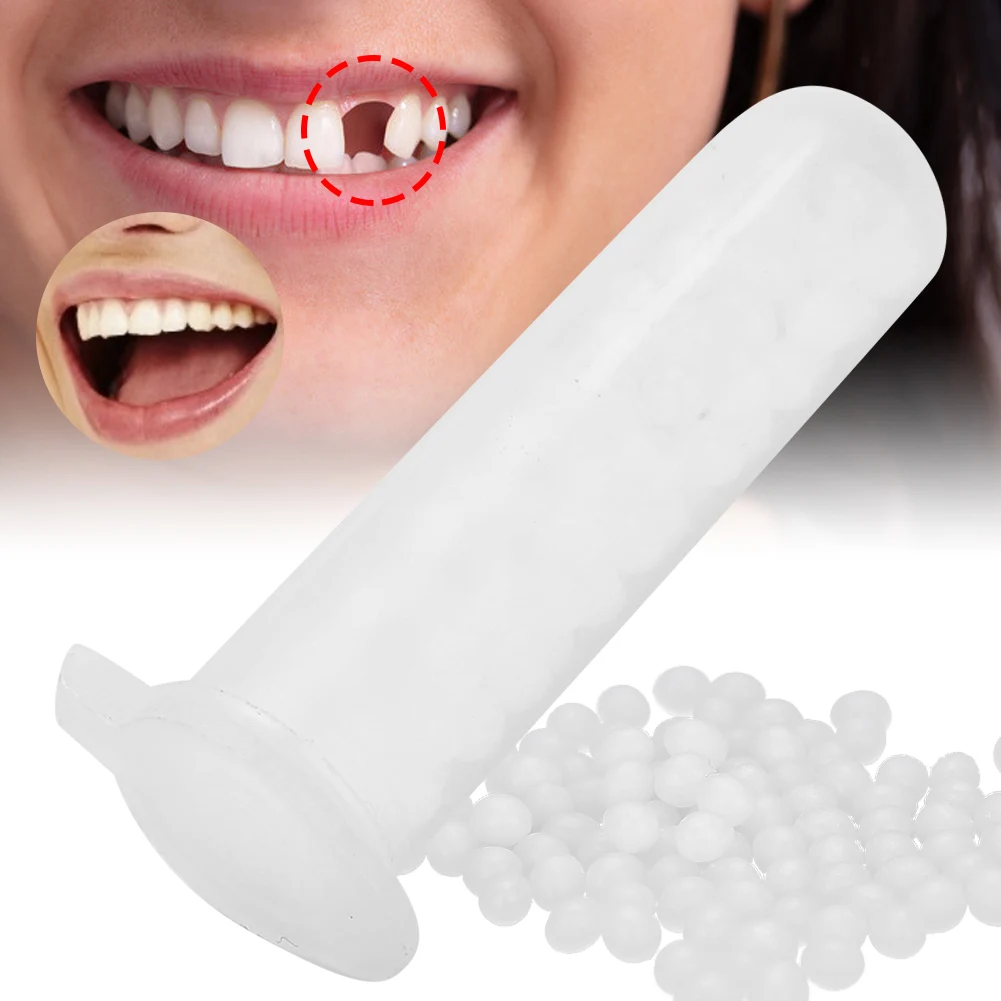 20g Temporäre Zahn Reparatur Perle Gebrochene Zähne Dental Zahn Füllmaterial Lebensmittelqualität Kunststoff Zahn Prothese Zähne Schönheit Werkzeuge Image