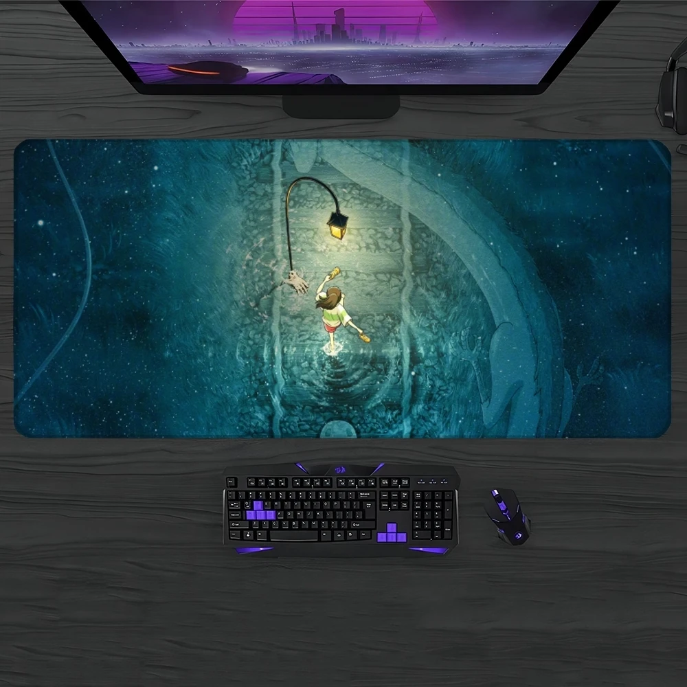 SpiritedS A-AwayS Mauspad Gamer PC Gaming Zubehör Gummimatte XXL Schreibtischunterlage Matten Tastaturschrank Mause Laptops Image