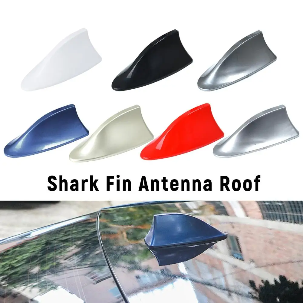 Auto Shark Fin FM Radio Antenne Universal Signal Antennen Auto Dach Außen Styling Dekoration Ersatzteile Für Alle Autos Image