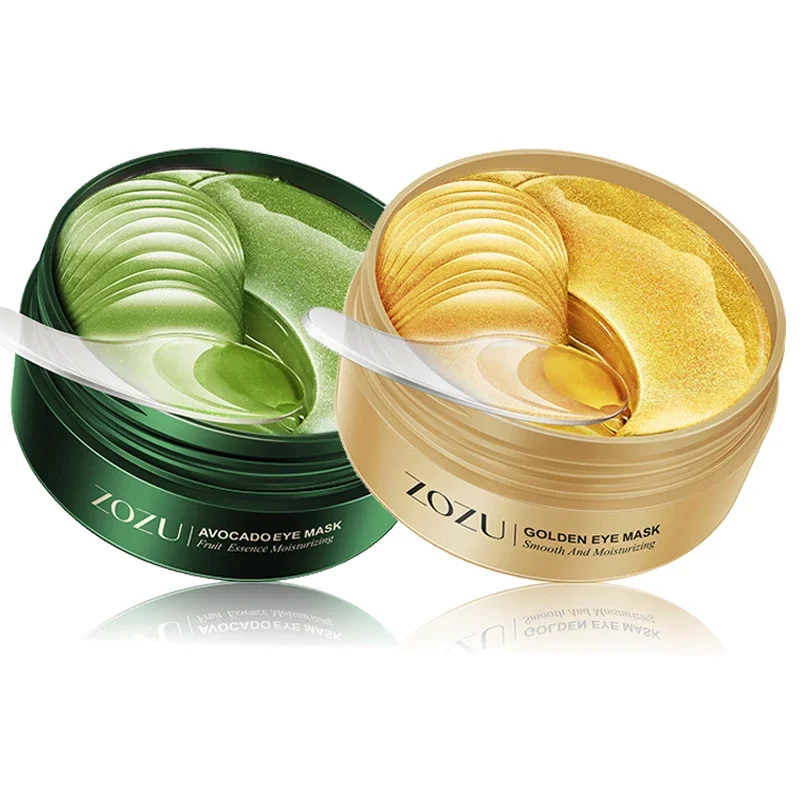 120/60 stücke Avocado Goldene Kollagen Augen Maske Anti Augenringe Augen Taschen Feuchtigkeitsspendende Anti Falten Augenklappen Hautpflege produkte Image