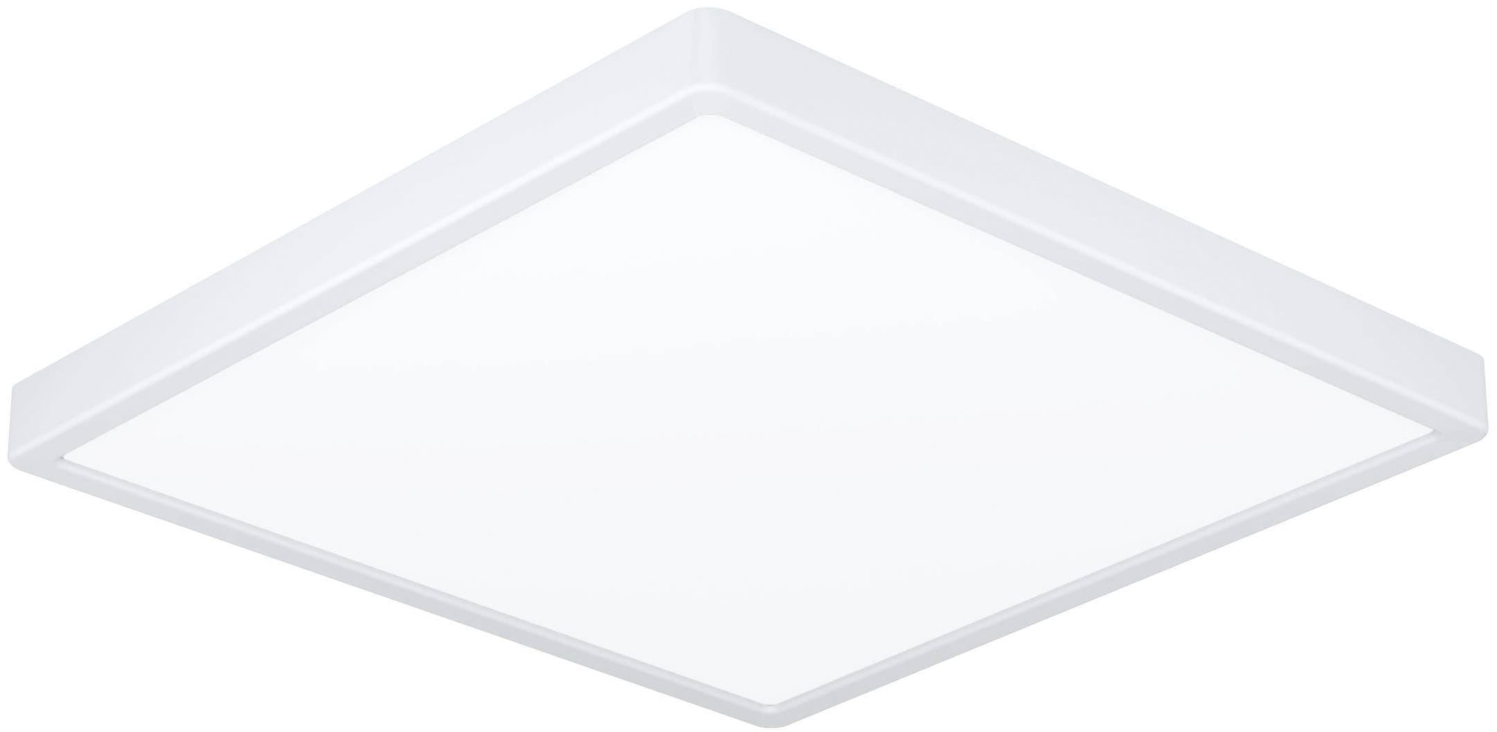 EGLO Aufbauleuchte "Fueva 6 Deckenleuchte, Aufbaulampe, Deckenbeleuchtung, Kunststoff", weiß, 1, H: 2,5cm, 1 Stk., Leuchten, Aufbauleuchte - L39 x B39 x H2,5 cm - weiß - 17,5W inkl.