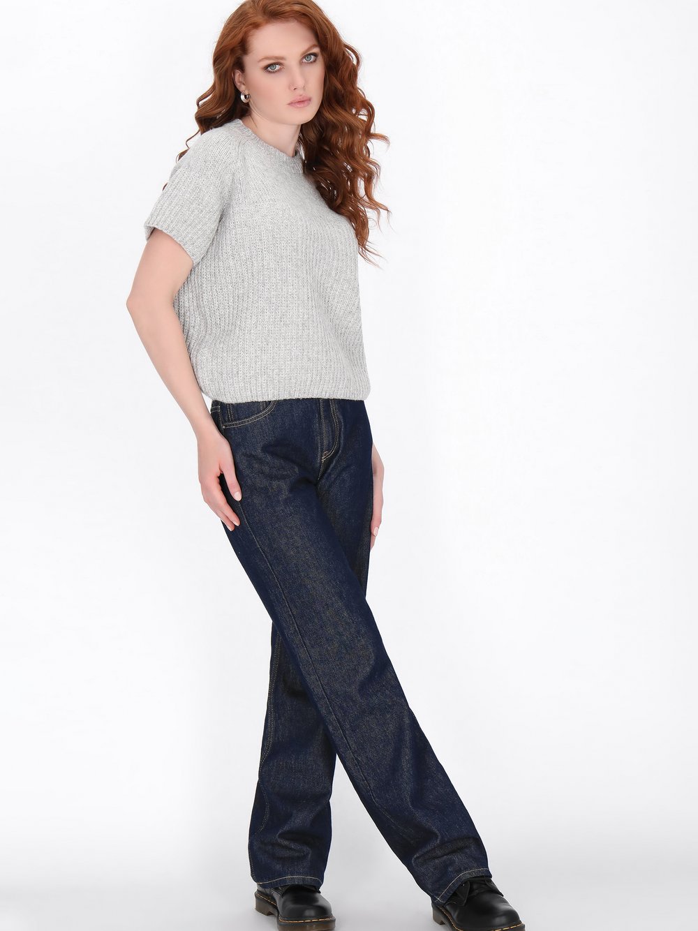 Dreimaster Pullover Damen grau, XS/S Image