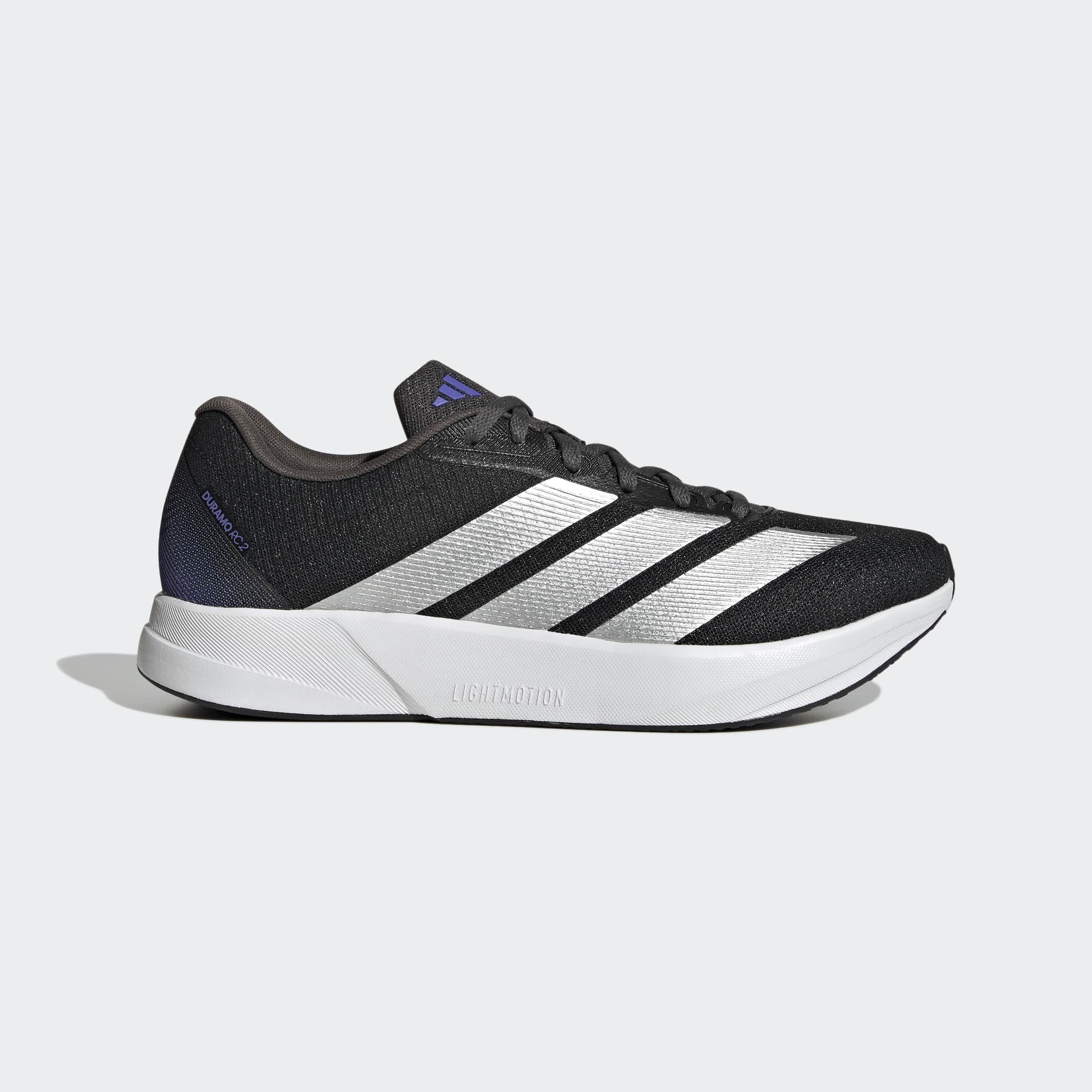Laufschuh ADIDAS PERFORMANCE "DURAMO RC2", Damen, Gr. 46,5, cschwarz, silvmt, gresix, Textil, Schuhe Laufschuh