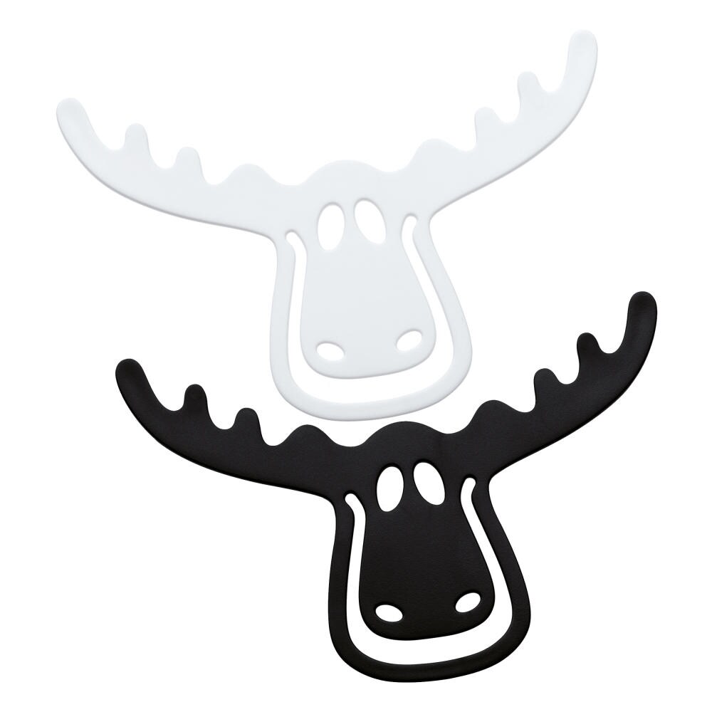 Koziol Rudolf, 2er Set, Lesezeichen, Buchzeichen, Bookmark, 11.2 cm, Schwarz / Weiß, 5528496 Image