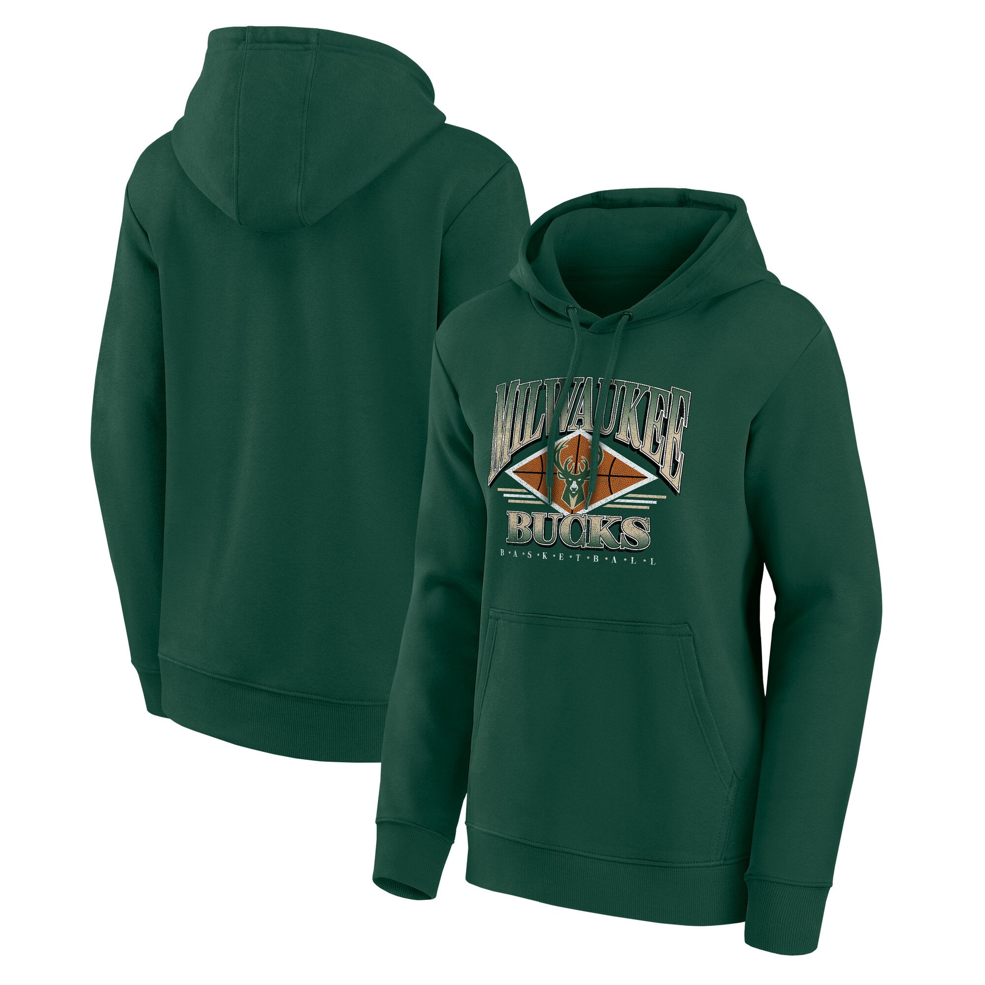 Milwaukee Bucks Power Phase Grafik-Hoodie – Damen