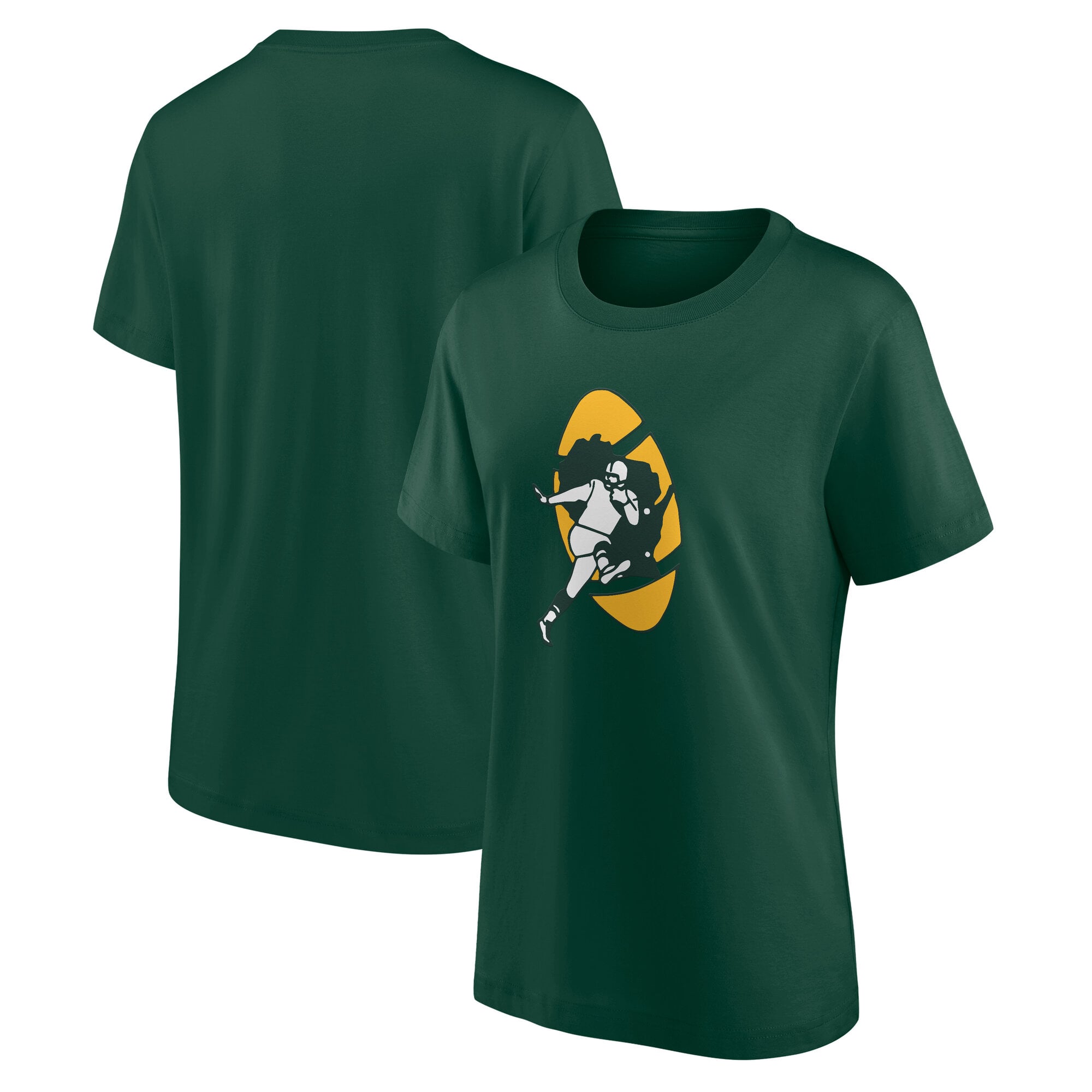 Green Bay Packers T-Shirt mit klassischem Logo – Damen