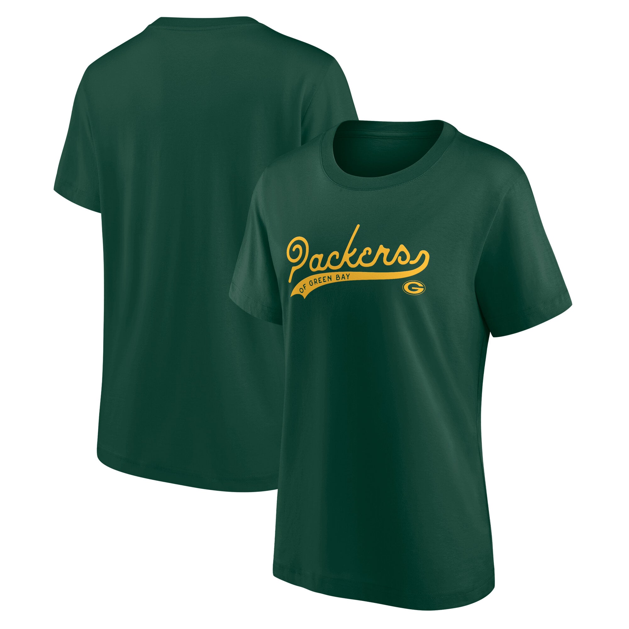 Green Bay Packers Retro-Anhänger-T-Shirt - Damen