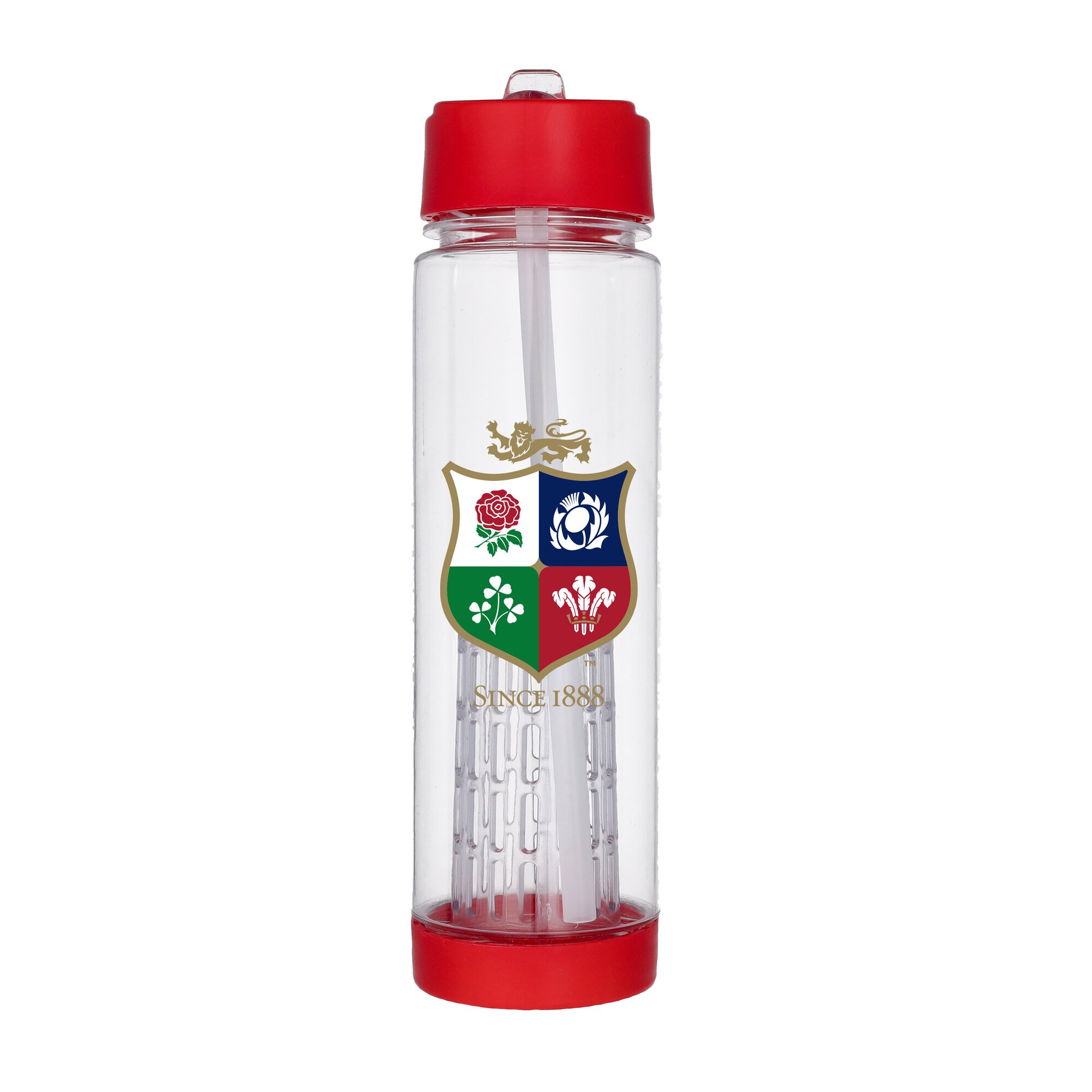 British & Irish Lions Durchsichtige Kunststoff-Trinkflasche 650 ml Image