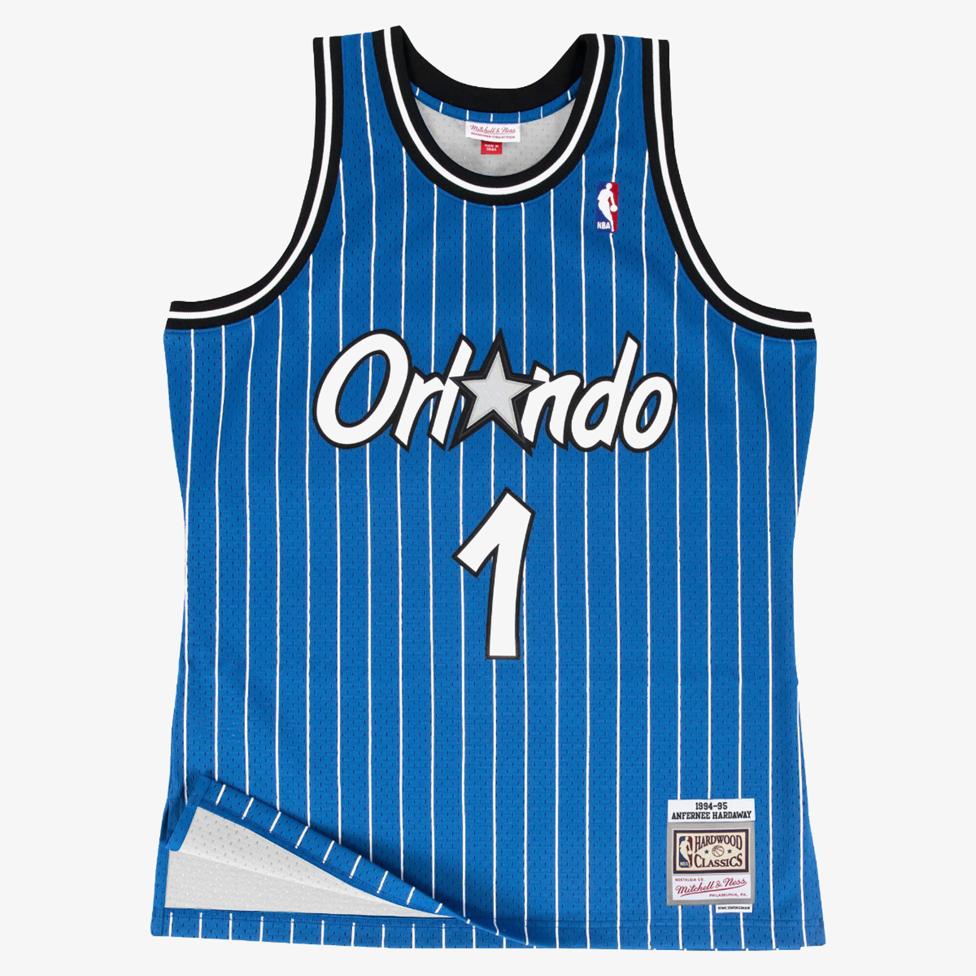Orlando Magic Mitchell & Ness Swingman Trikot Road Anfernee Hardaway 1994-95 Image