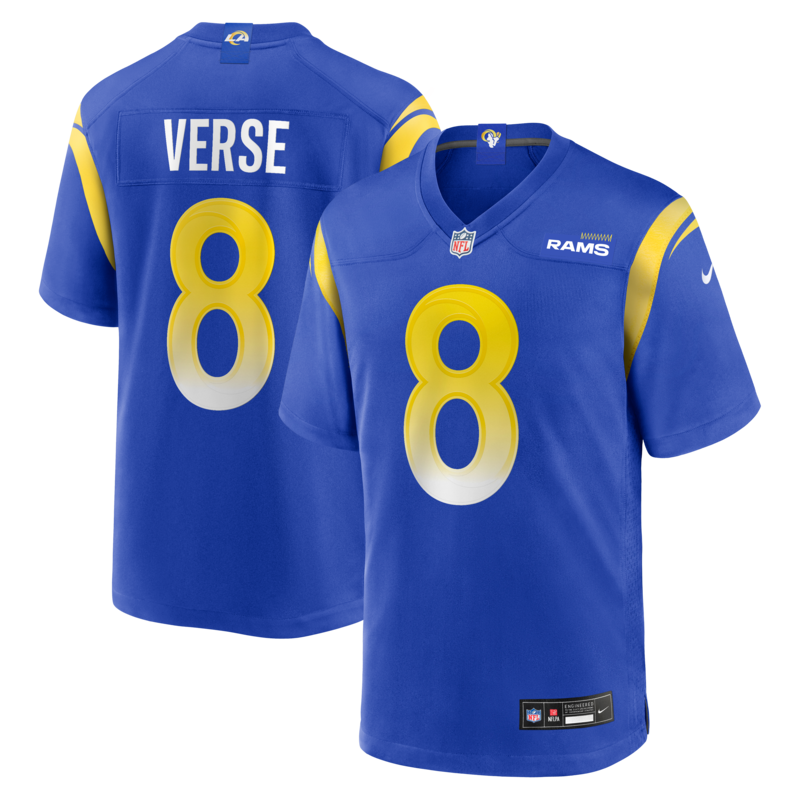 Los Angeles Rams Nike Heimtrikot – Königsblau – Jared Verse – Herren Image