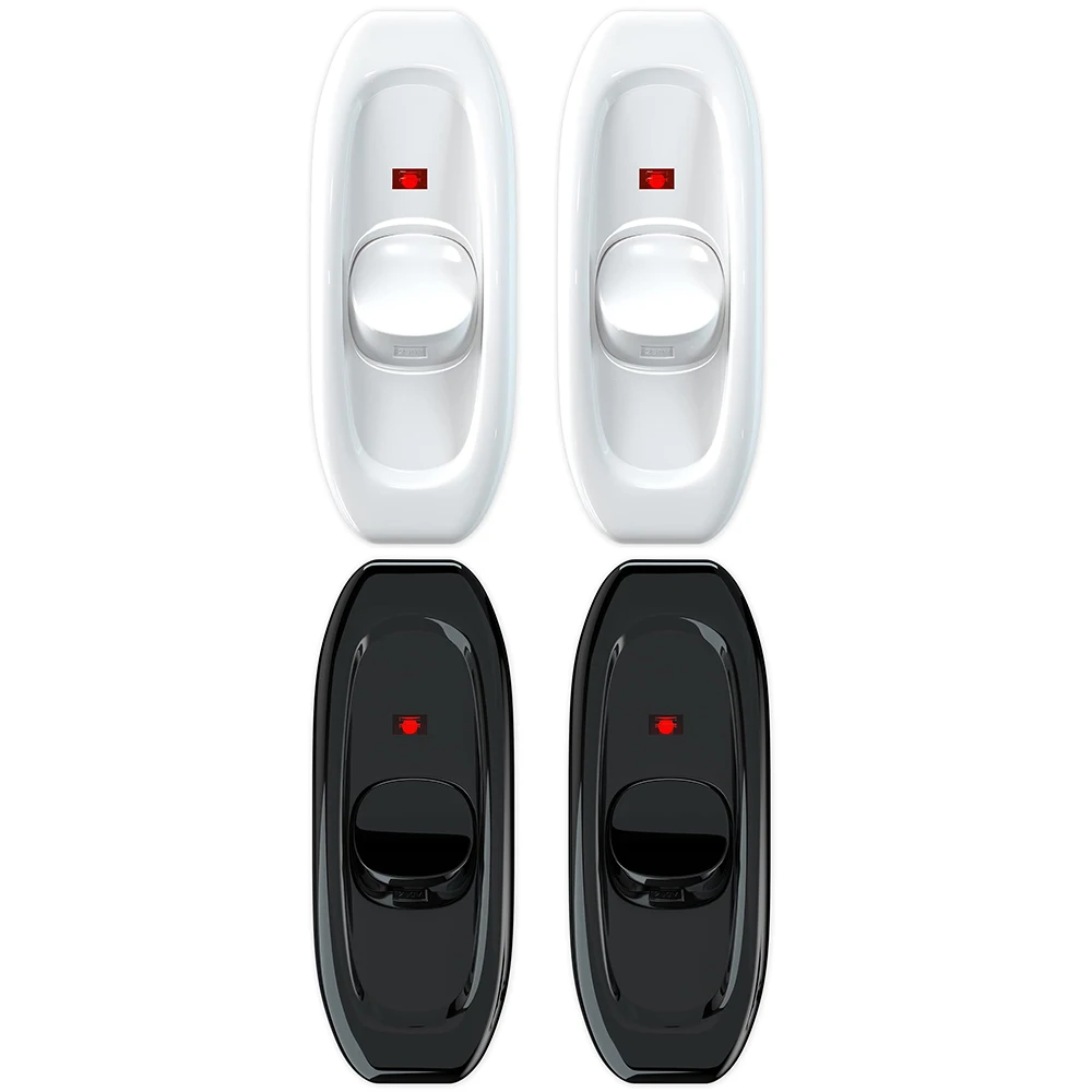 Gerätschalter, Kabelschalter, Geräteknopf, Ein/Aus, 10 A, 250 V, Kabel, Kabelschalter mit LED-Anzeigeleuchte für Beleuchtungsprodukte Image