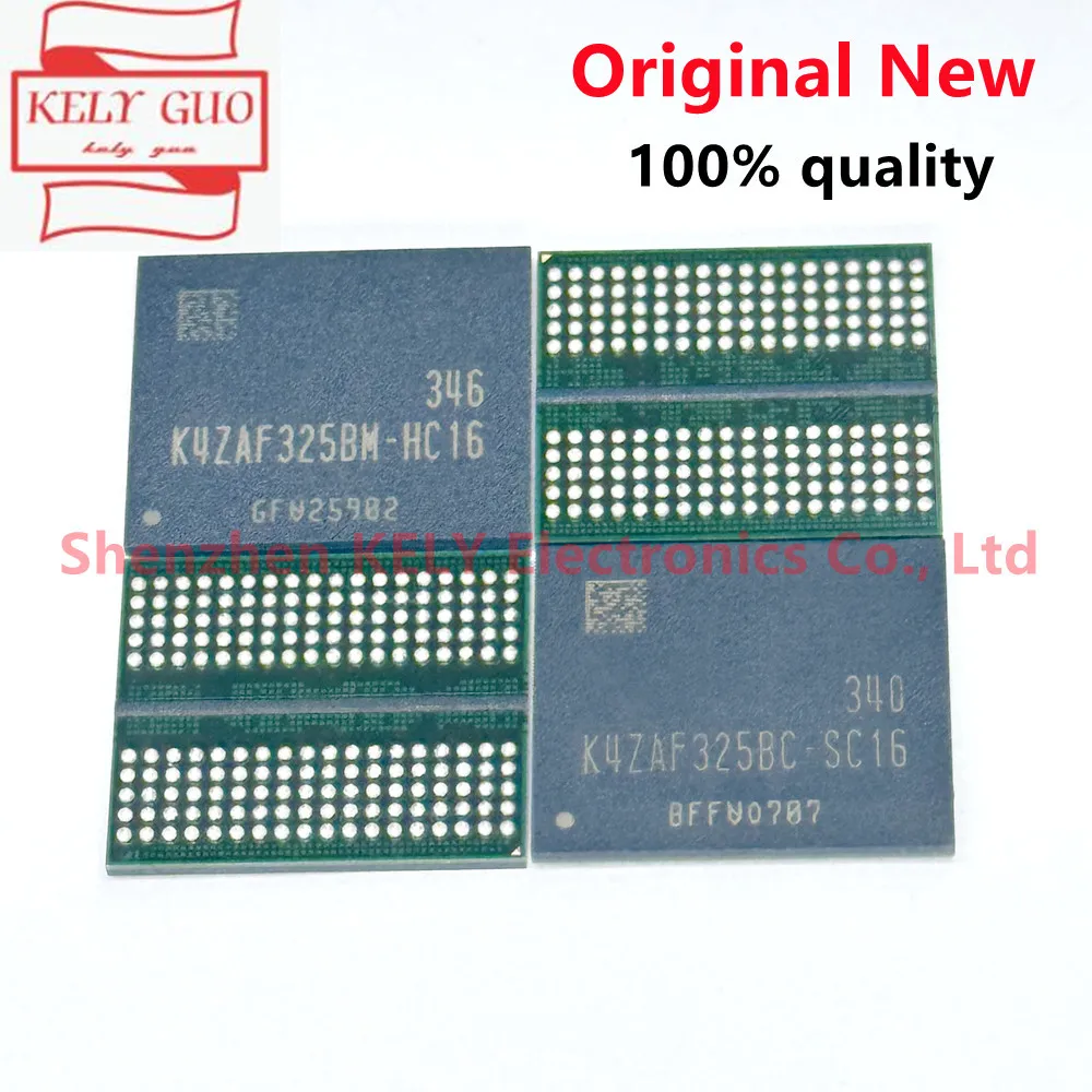 (1 Stück) 100 % NEU K4ZAF325BC-SC14 K4ZAF325BC-SC16 K4ZAF325BM-HC16 H56CBM24MIR-S2C K4ZAF325BM-HC14 K4ZAF325BM-SC14 GDDR6 16 GB BGA Image
