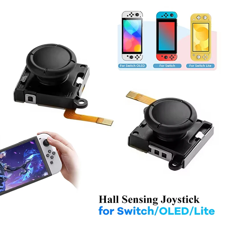 1-2PCS Hall-effekt Joystick für Schalter JoyCon Controller 3D Analog Stick Sensor Potentiometer Modul Für Schalter Lite schalter OLED Image