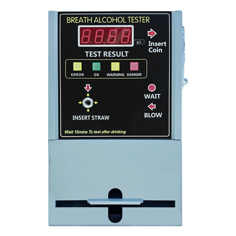 Neuer professioneller münzbetriebener Alkoholtester/Alkoholtester für Bar/Restaurant/Hotel AT-819, 319 Image