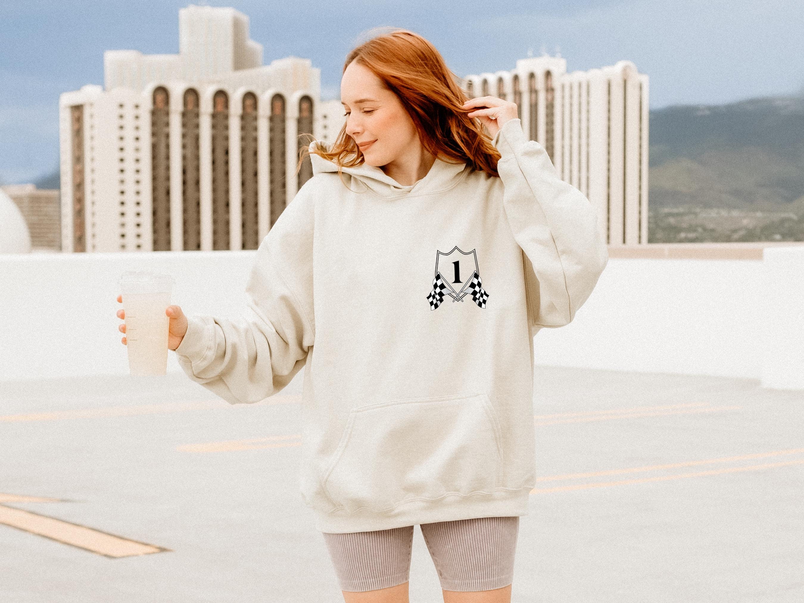 Felpa con cappuccio Max Verstappen #1 F1, gadget pilota di Formula 1, felpa Gran Premio, pullover di Formula 1, regalo per fan di F1, design Driver's