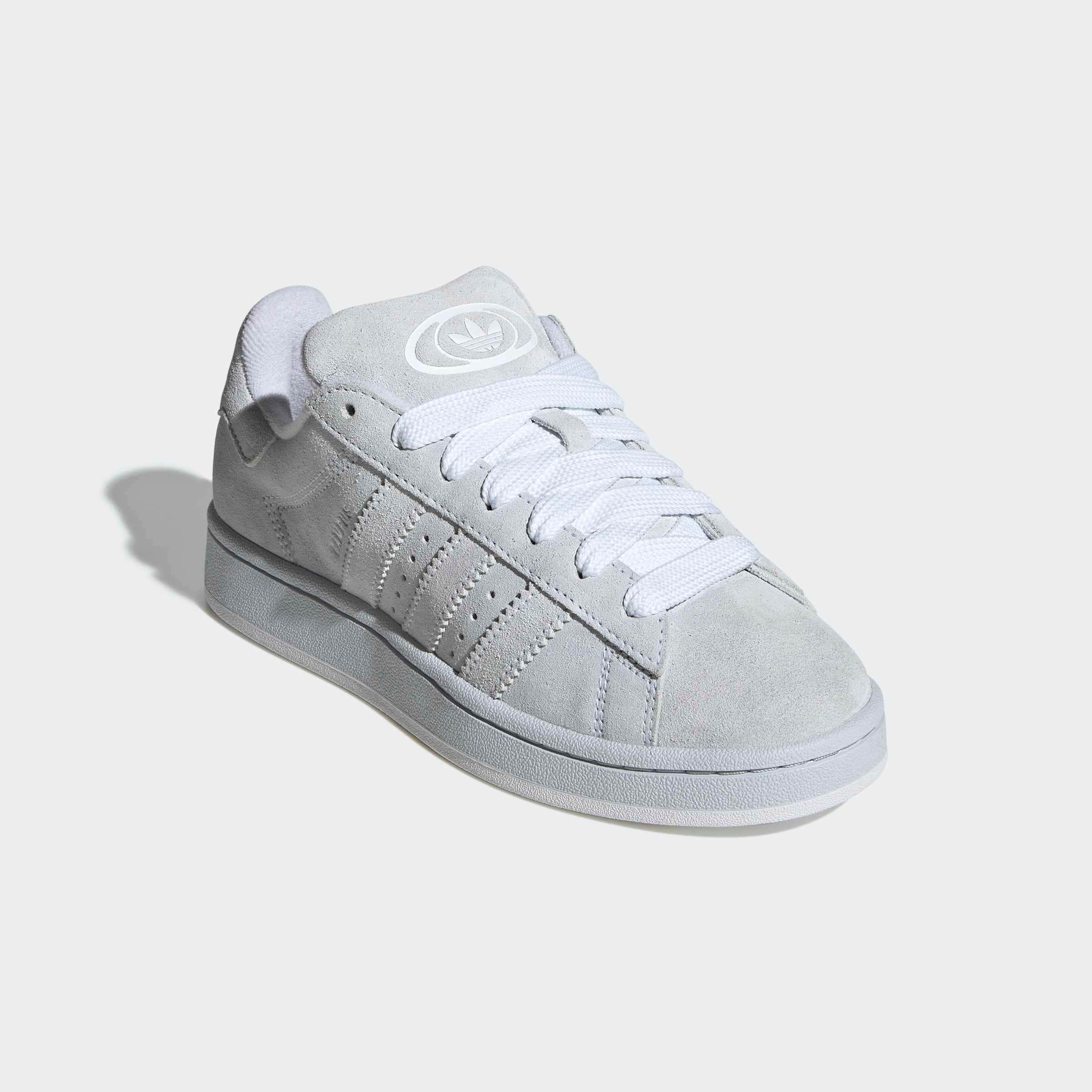 Sneaker ADIDAS ORIGINALS "CAMPUS 00S", Damen, Gr. 41, clear onix, cloud weiß, cloud weiß, Leder, Schuhe Sneaker