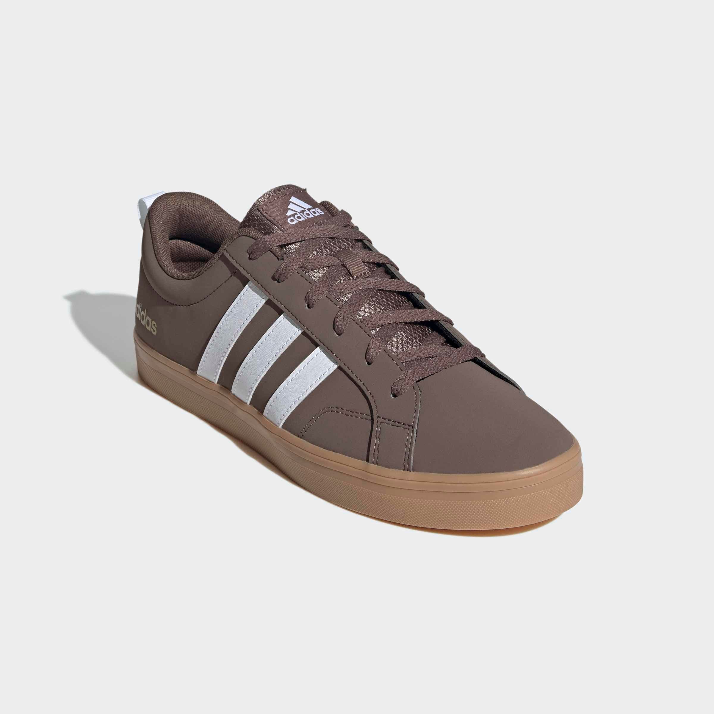 Sneaker ADIDAS SPORTSWEAR "VS PACE 2.0", Herren, Gr. 38, earth strata, cloud weiß, gold metallic, Synthetik, Textil, Schuhe Sneaker