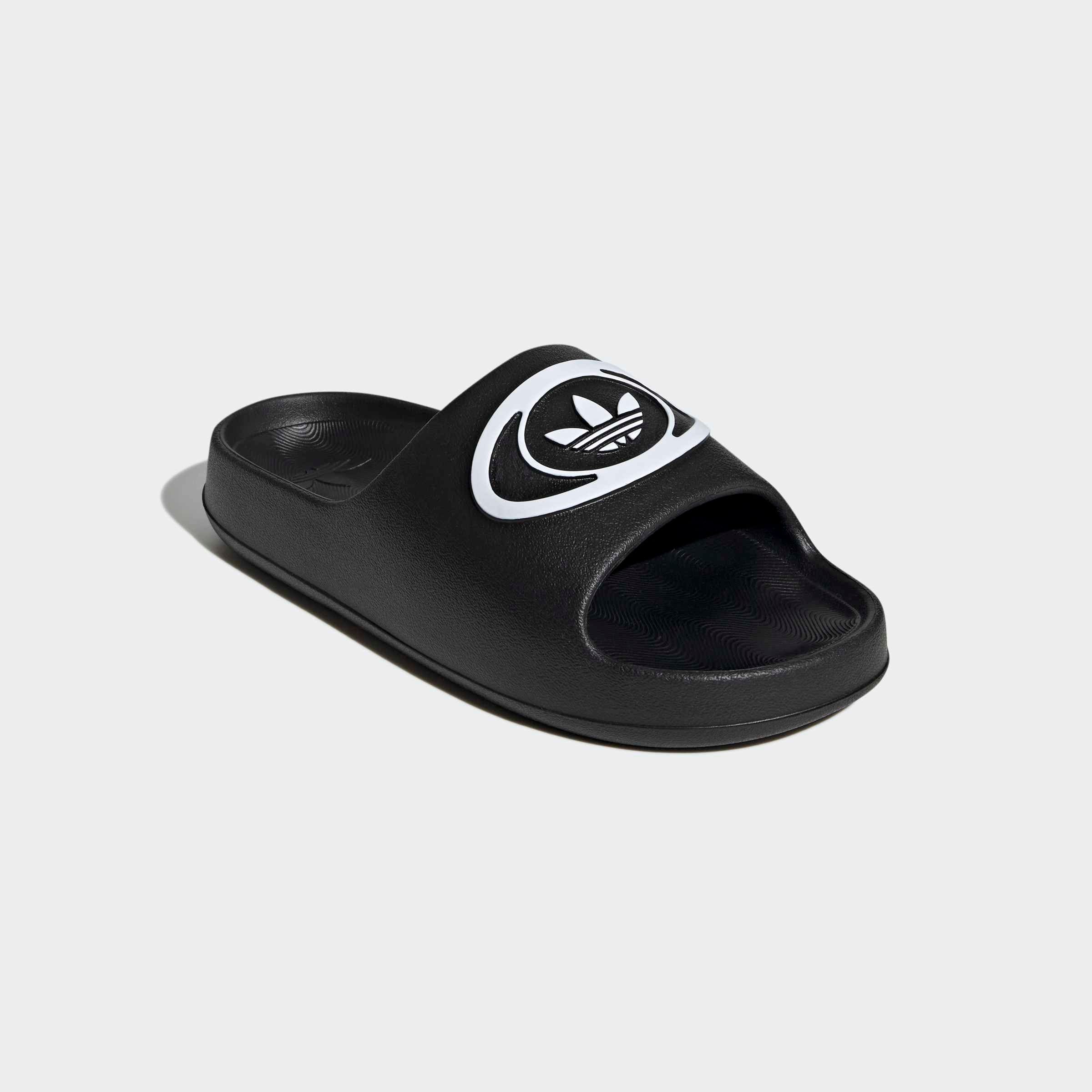 Badesandale ADIDAS ORIGINALS "ADILETTE 00S BADESCHLAPPEN", Damen, Gr. 43, core schwarz, cloud weiß, none, Synthetik, Schuhe