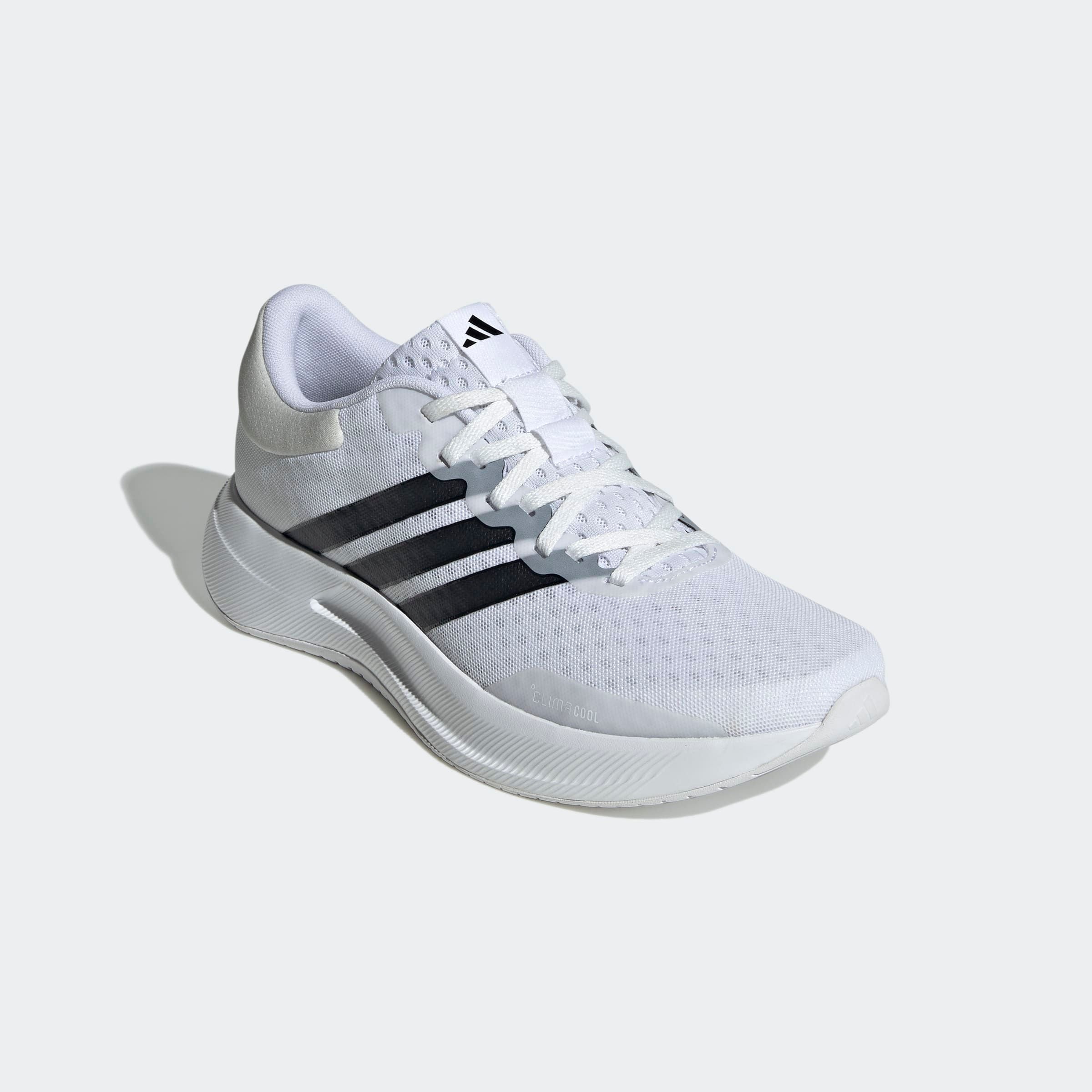 Laufschuh ADIDAS PERFORMANCE "TREADMOVE", Damen, Gr. 47, cloud weiß, core schwarz, crystal weiß, Synthetik, Textil, Schuhe Laufschuh
