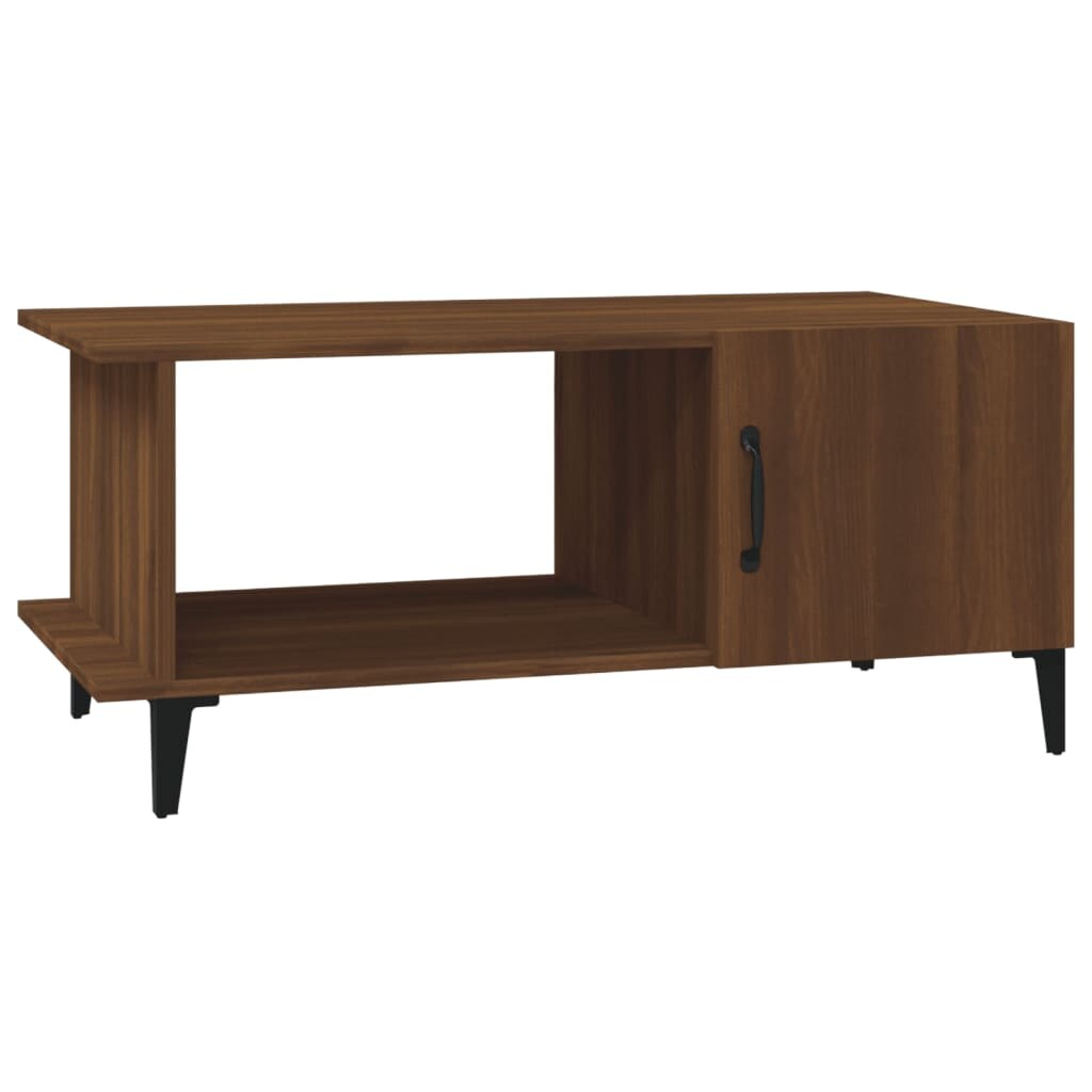 vidaXL Couchtisch Braun Eichen-Optik 90x50x40 cm Holzwerkstoff Image
