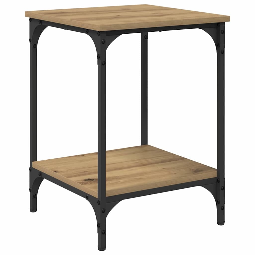 vidaXL Couchtisch Artisan-Eiche 40 x 40 x 55 cm Holzwerkstoff Image