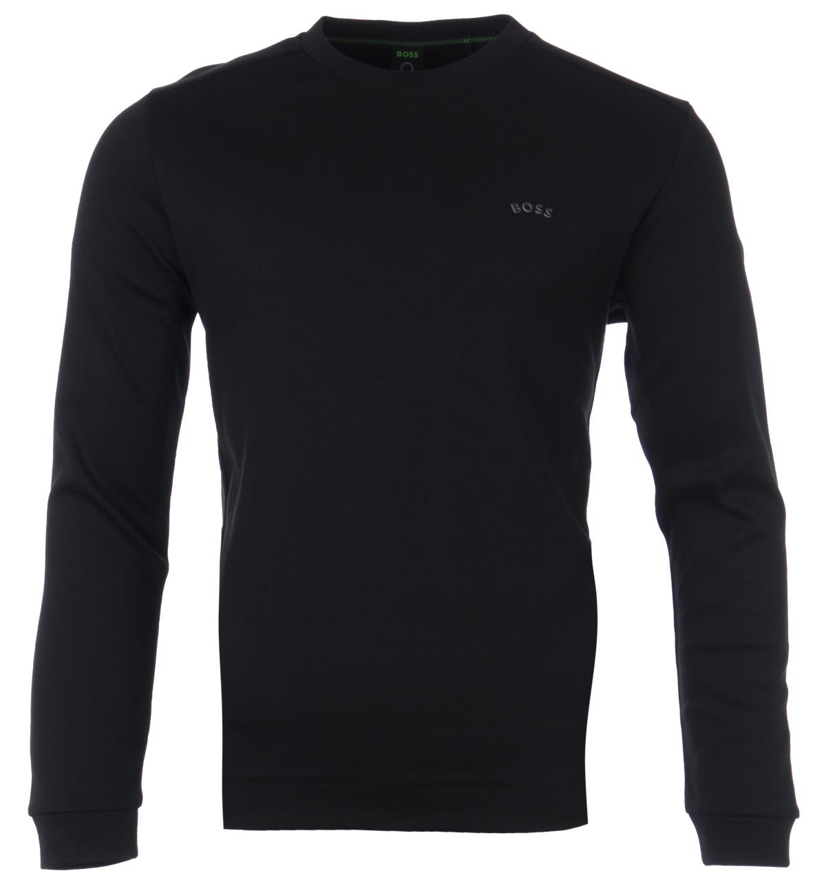 BOSS Green Salbo Herren Sweatshirt mit gebogenem Logo Image