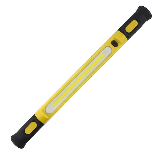 nuova striscia lunga di COB luce da lavoro magnetica gancio per cinturino di ricarica USB luce bianca gialla luce da lavoro per riparazione auto illuminazione per riparazione cofano motore luce per