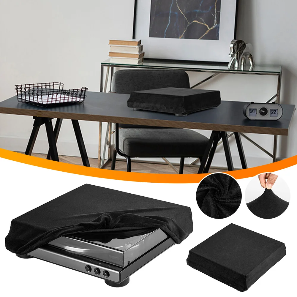 Plattenspieler-Staubschutz, Spandex, faltbare Plattenspieler-Ärmel, staubdichte Schutzhülle für Audio-Technica AT-LP60XBT Plattenspieler Image