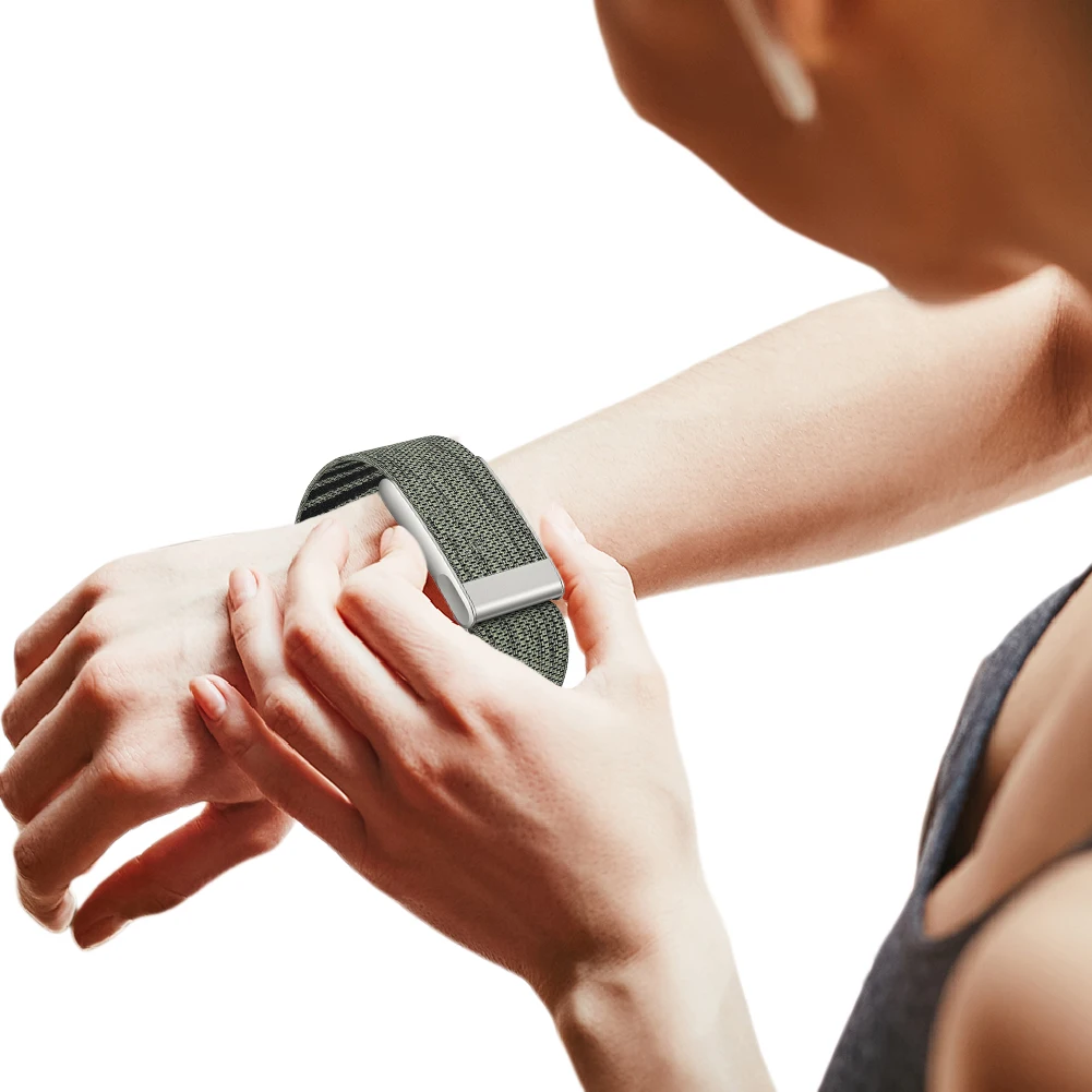 Ersatz-Uhrenarmband, verschleißfest, Nylon-Uhrenarmband, atmungsaktiv, verstellbares Nylonband für WHOOP 5.0/MG SportFlex-Zubehör Image