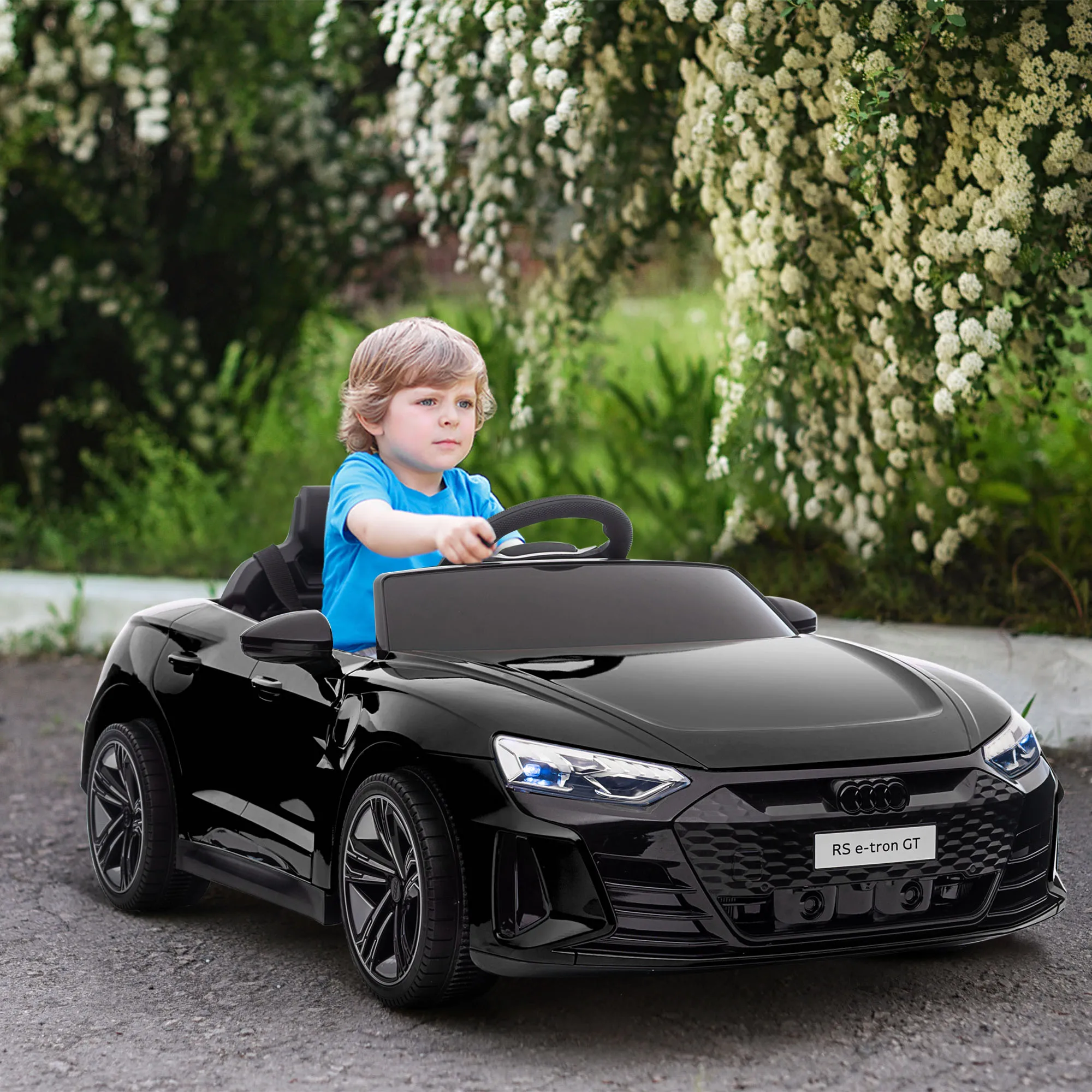 HOMCOM Kinder Elektroauto, Kinderfahrzeug mit Ferbedienung, Kinderauto Image