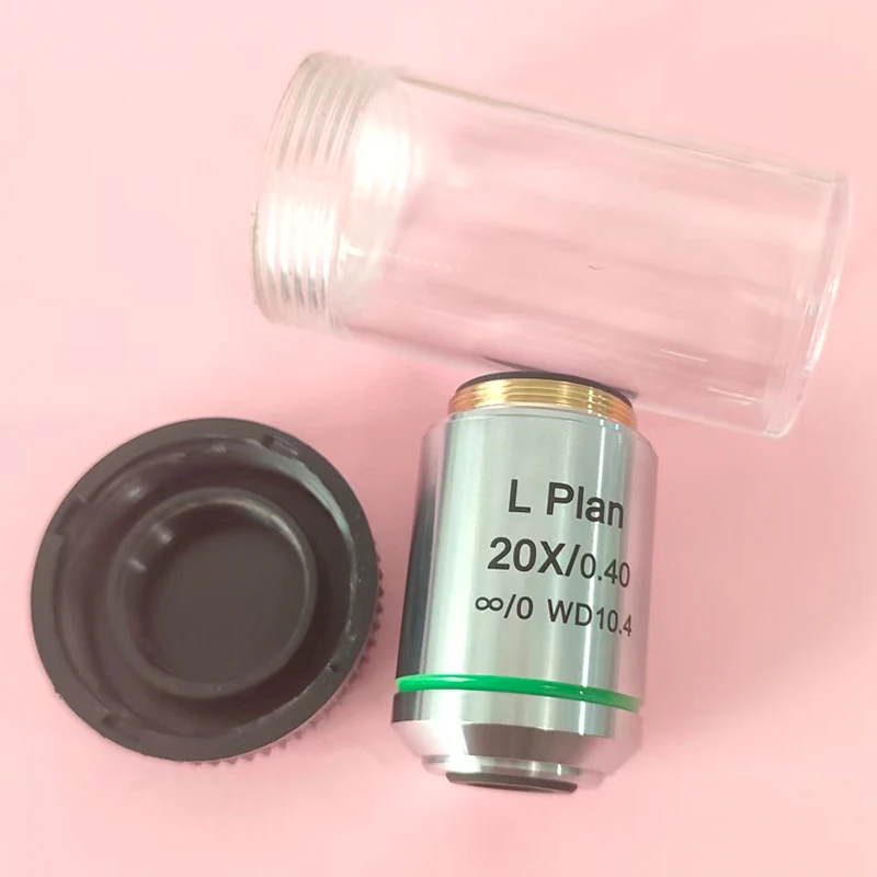 Lange Arbeitsabstand Plan Achromatische Objektivlinse 20-fache biologische Mikroskopobjektive Standard-RMS-Schnittstelle Image