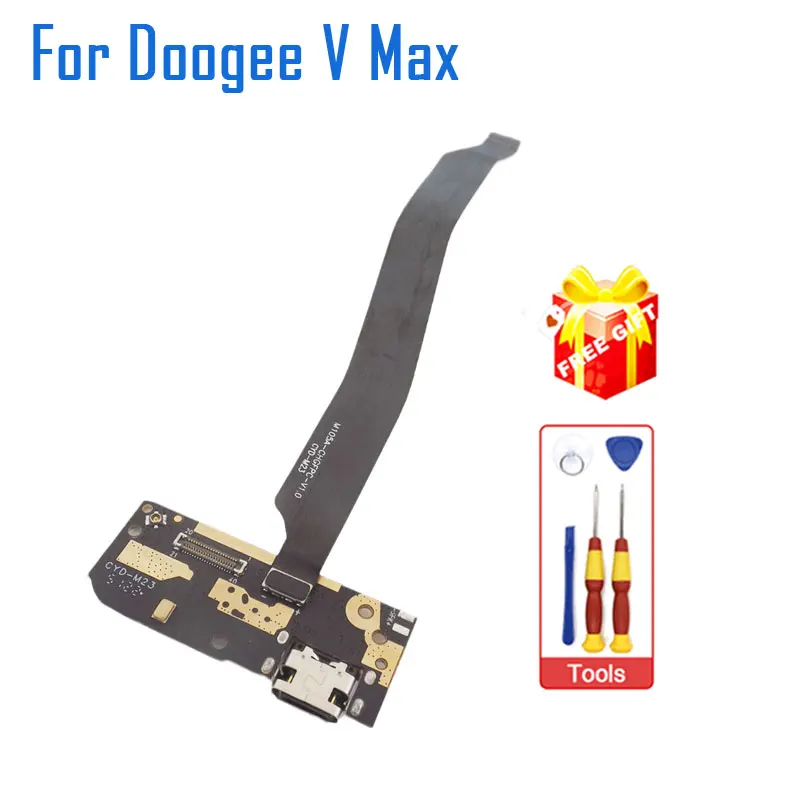 Neue original doogee v max usb board base lade port board mit motherboard verbinden lade fpc für doogee v max smartphone Image