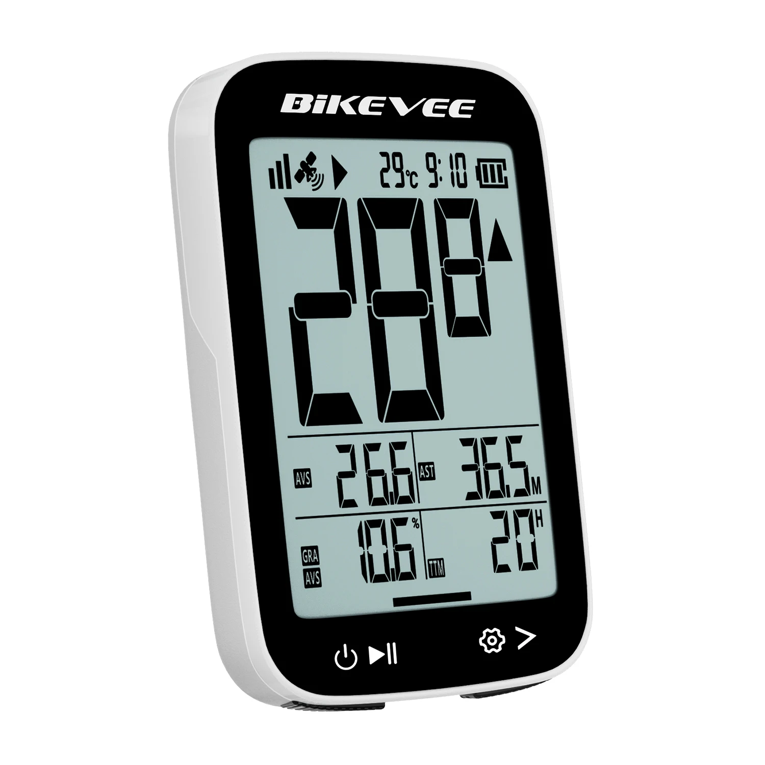 Fahrradzubehör GPS-Fahrradcomputer Wasserdichter Mountain Road Fahrrad Drahtloser Tachometer Tachymeter Kilometerzähler Cyclocomputer Image
