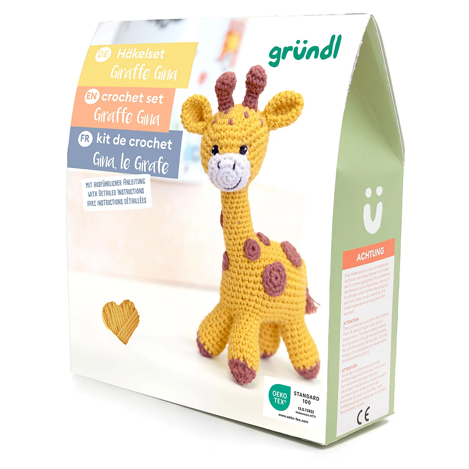 gründl Häkelset Giraffe Gina Image