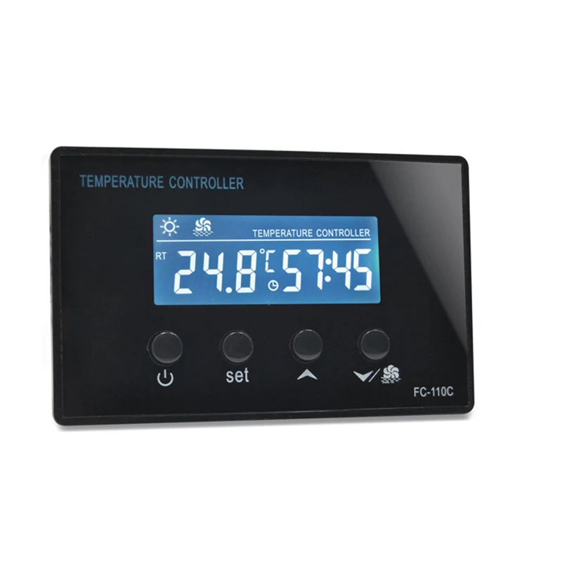 A04I FC-110C 230V10A LCD Mini Sauna Fuß Spa Digitaler Temperaturregler mit Countdown-Timer Regler Thermostat Image