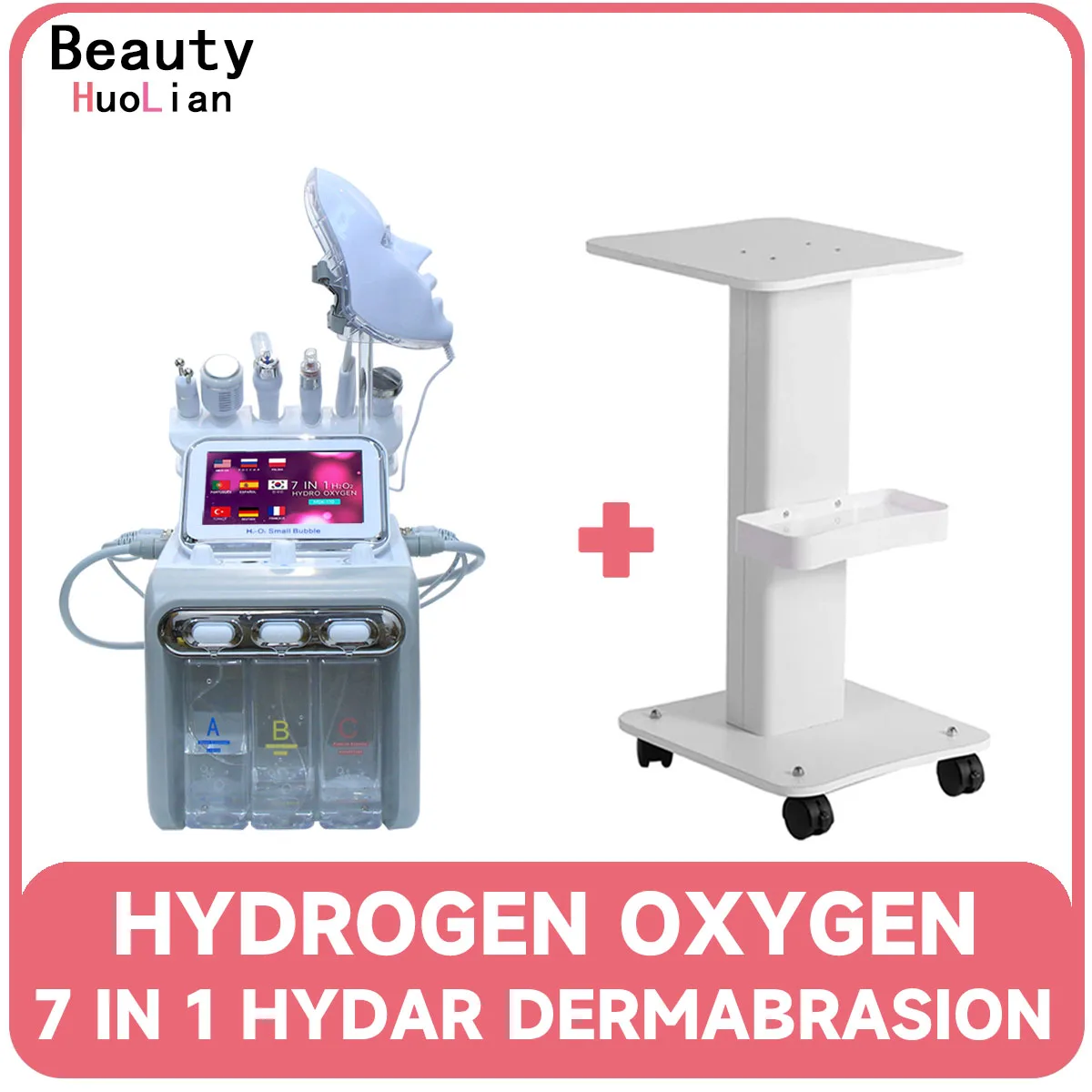 Neue 7 in 1 hidrafacial Wasserstoff Sauerstoff kleine Blase Gesichts maschine Jet Peel Hydro Derma brasion Poren schrumpfen Hautpflege Schönheit gesund Spa Salon machine gesichtsreinigungsgerät Image