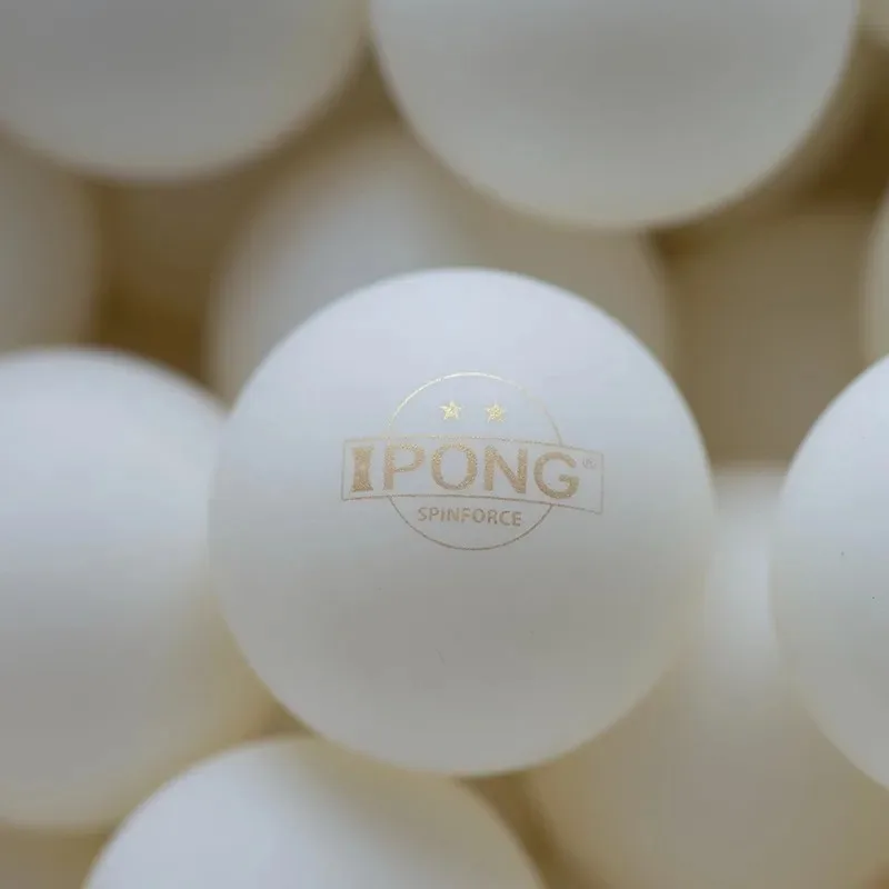 10 Stück IPong 2 Sterne Tischtennis 40 + neues Material ABS Nahttrainingsball Tischtennis-Serviermaschine geeignet für Bälle Image