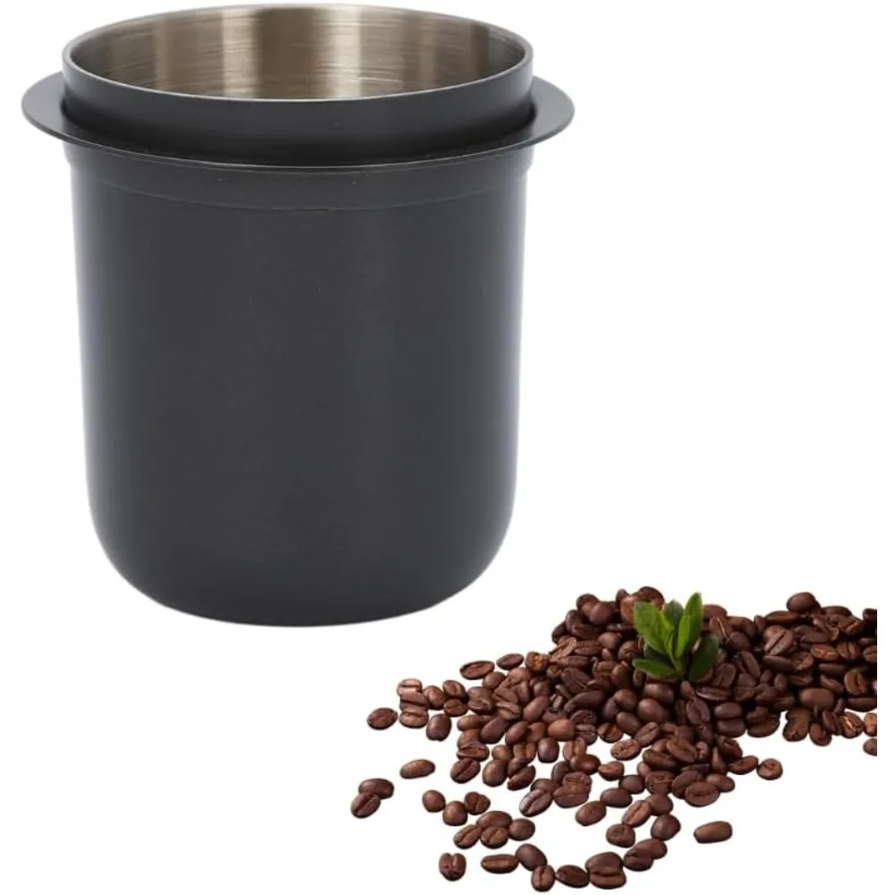 Kaffee Dosierung Tasse 58mm Edelstahl Espresso Kaffee Dosierung Tasse Espresso Kaffeemaschine Zubehör Kaffee Pulver Feeder Teil Image