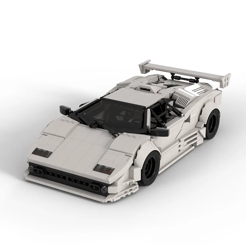 1688 Stück MOC Countach Liberty Walk Style Iconsed Modellbauspielzeug Blöcke DIY kreative Idee Ziegel Weihnachtsgeschenke Geburtstag Image