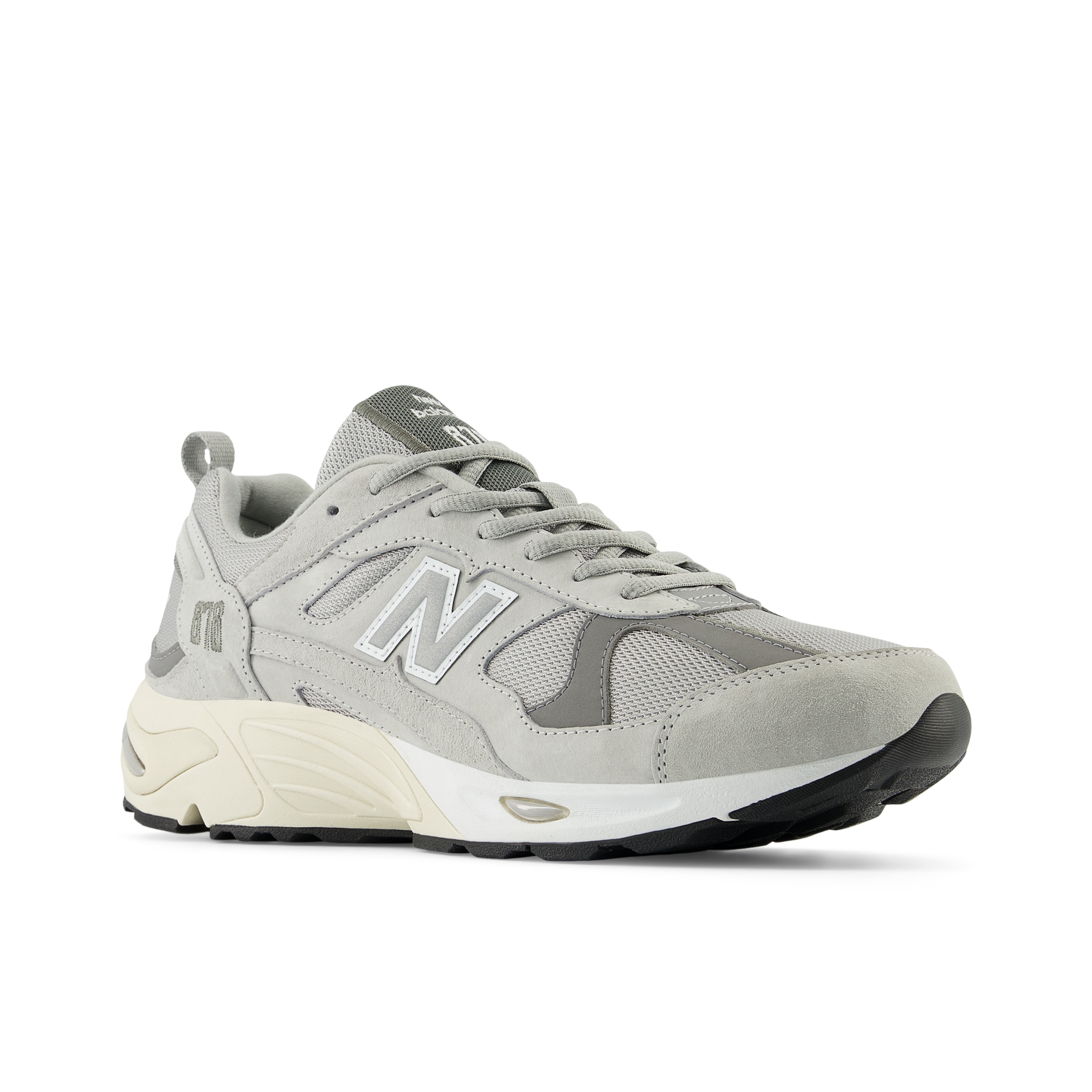 Sneaker NEW BALANCE "878", Damen, Gr. 40,5, moonrock, Leder, Textil, Schuhe Sneaker