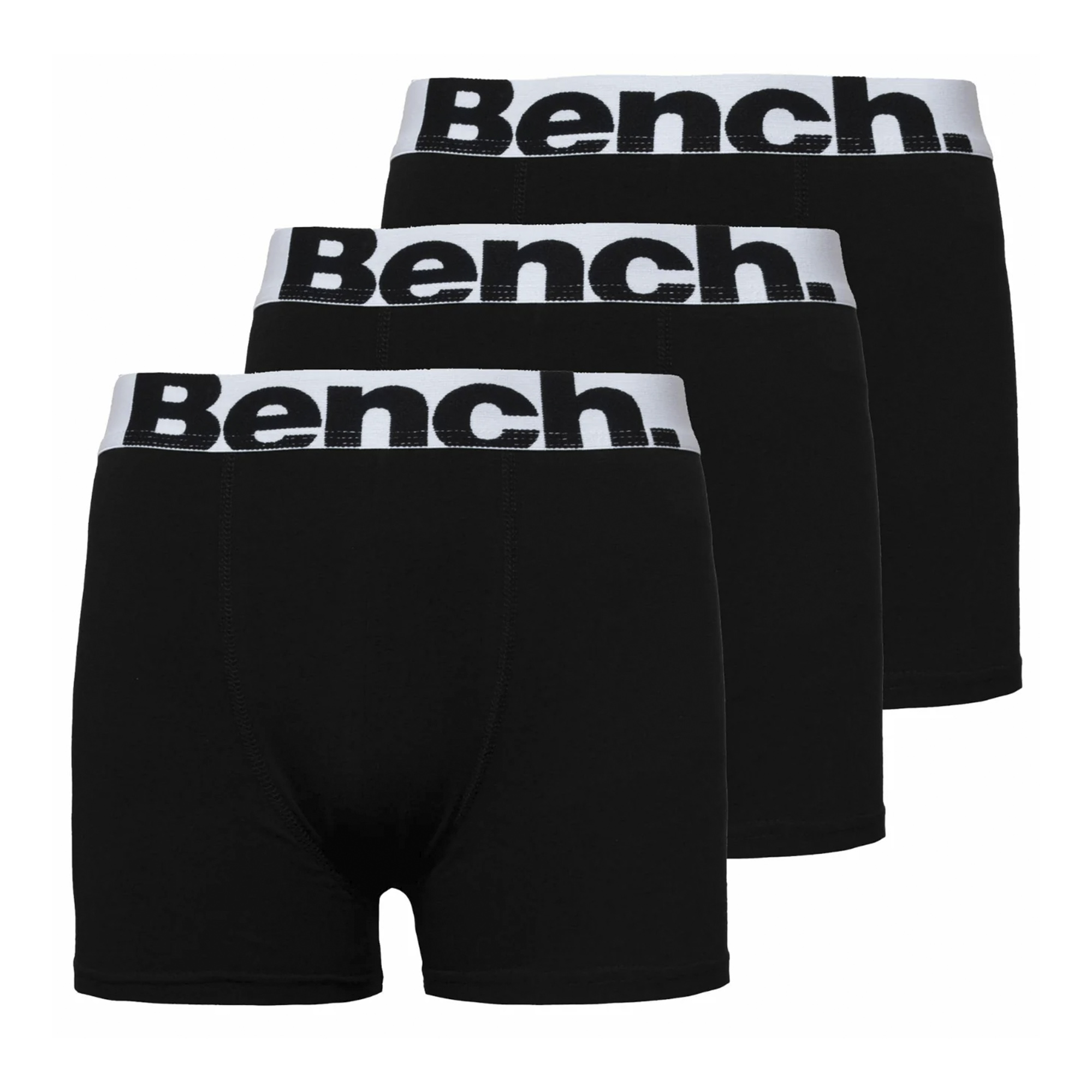 Bench 3 Pack Mens Cotton Boxers Underwear - Tarek Collection - Multicolour - Size Large | Bench Sale | Discount Designer Brands