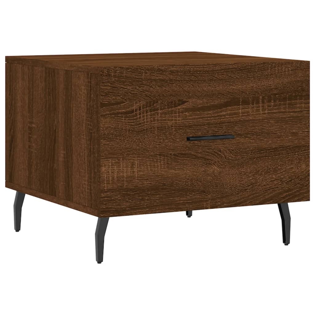 vidaXL Couchtisch Braun Eichen-Optik 50x50x40 cm Holzwerkstoff Image