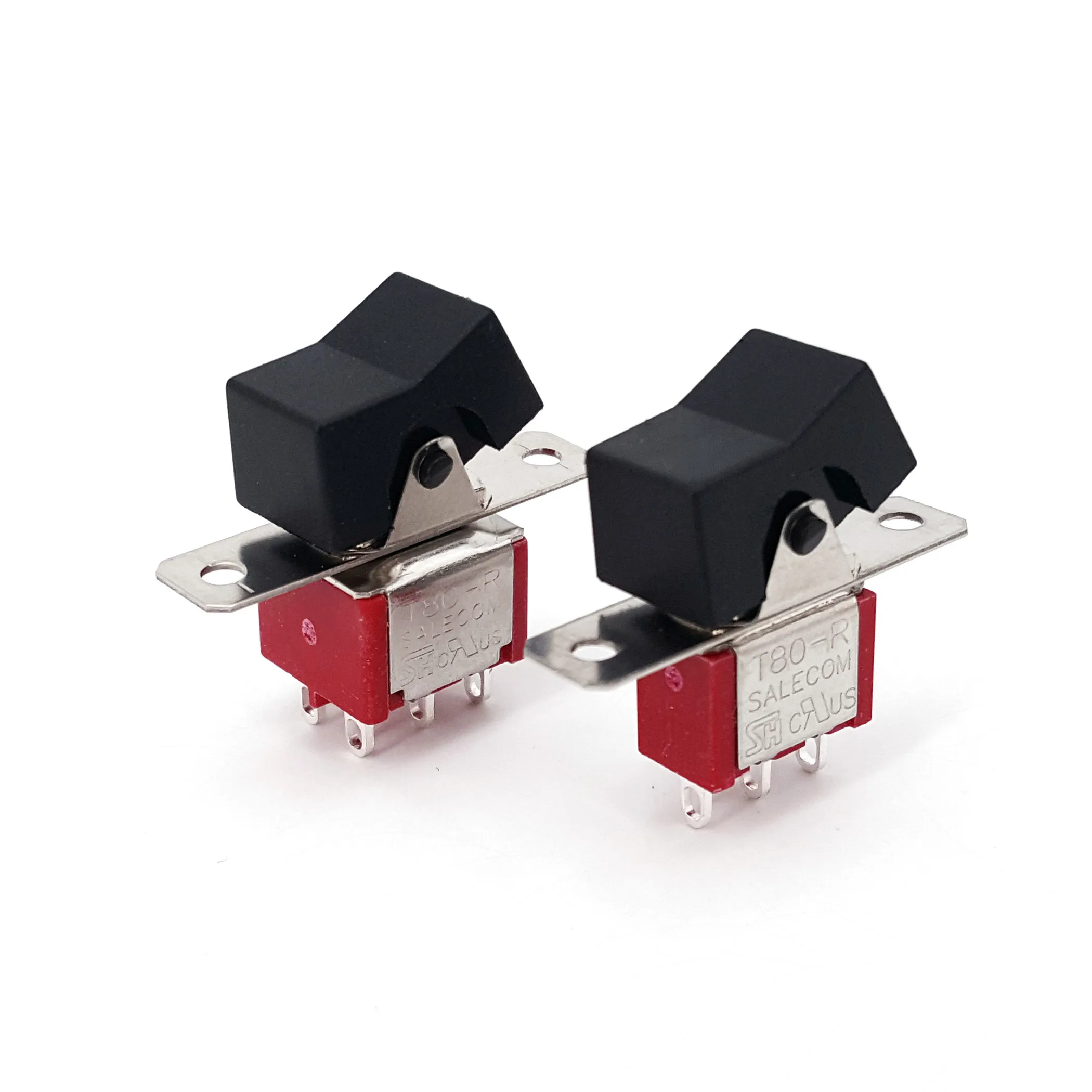 SH T80-R R11-Serie, gerader Mini-Wippschalter für Schalttafelmontage, 3 A/250 V AC, 5 A/125 V AC Image