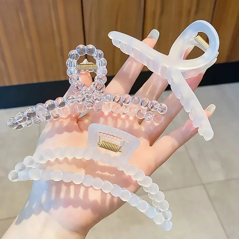 3-teiliges 4,5-Zoll-Haarnadel-Set mit großer, klarer Klaue für dickes und dünnes Haar, reisefreundliche Haarklammern für sicheres Haar-Styling Image