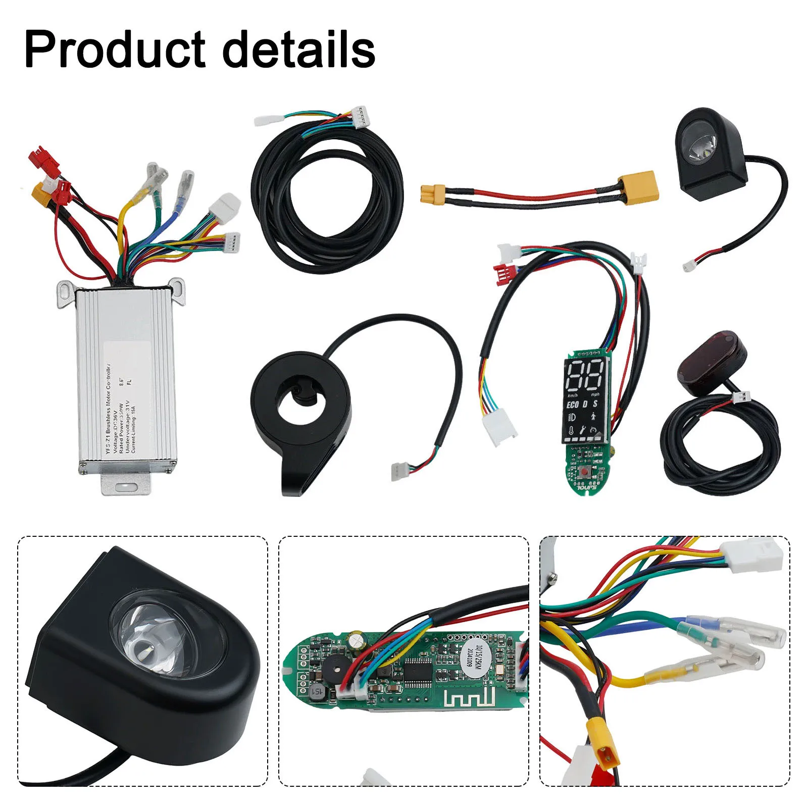 Roller-Controller-Ersatzset, Controller-Messgerät-Controller, 116 x 68 x 32,2 mm, 350 W, Controller-Set, komplettes Installationsset Image