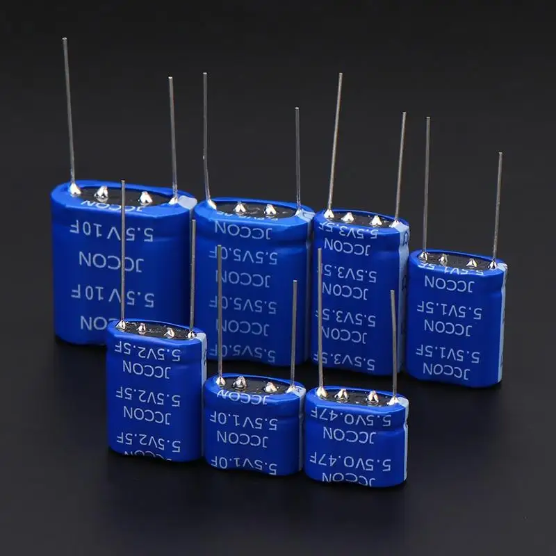 1PC Metall Super Kondensator Farad Kombination Doppel Schicht Für Drone Auto Recorder 5,5 V 0,47 F 1F 1,5 F 2,5 F 3,5 F 5,0 F 10F Kondensator Image