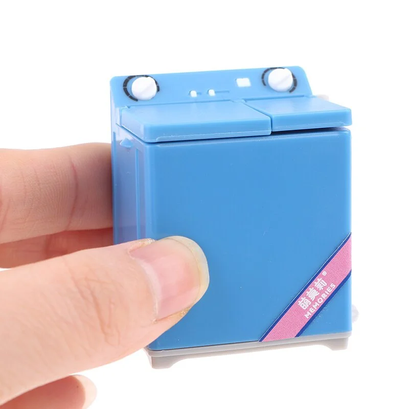 1PC Puppenhaus Miniatur Möbel Mini Waschmaschine Modell Simulation Küche Möbel Puppe Haus Dekor