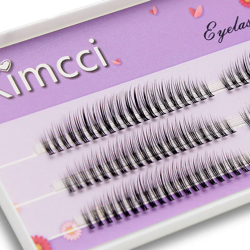Kimcci C/D/DD Curl Mix Lunghezza 3D Estensione ciglia visone Volume russo naturale Ciglia finte Trucco Ciglia finte finte Ciglia
