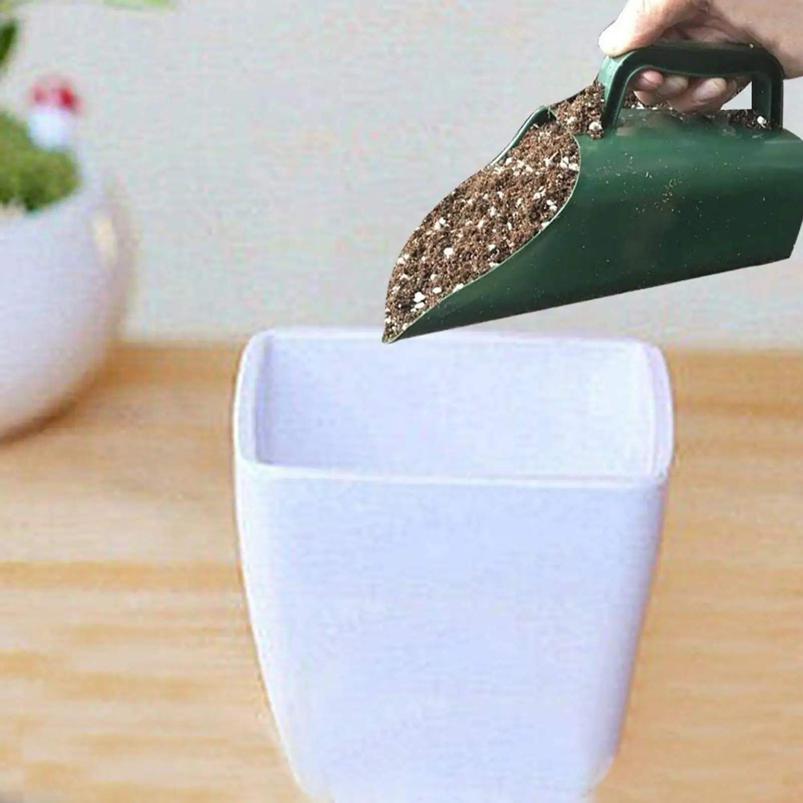 Garten Schaufel Pflanze Boden Scoop Mesh Sieb Filter Schaufeln Kunststoff Schaufel Eimer Topf Garten Hand Werkzeuge Garten Scoop